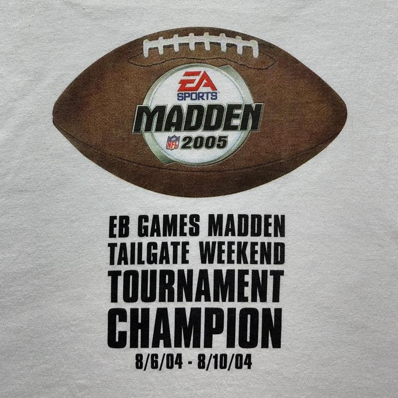 NFL × Vintage Madden 2005 Tournament Champion T-Shirt Size US XL / EU 56 / 4 - 4 Thumbnail