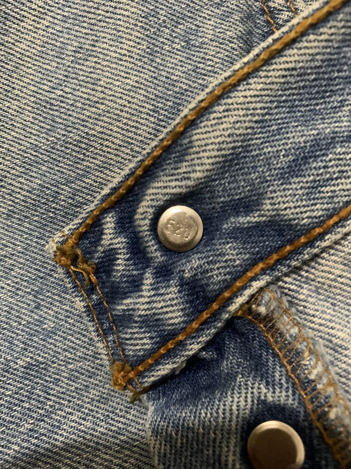 Levi's Vintage 90s Levis 501 Button Fly Mud Wash Distressed Jeans Size US 29 - 5 Thumbnail