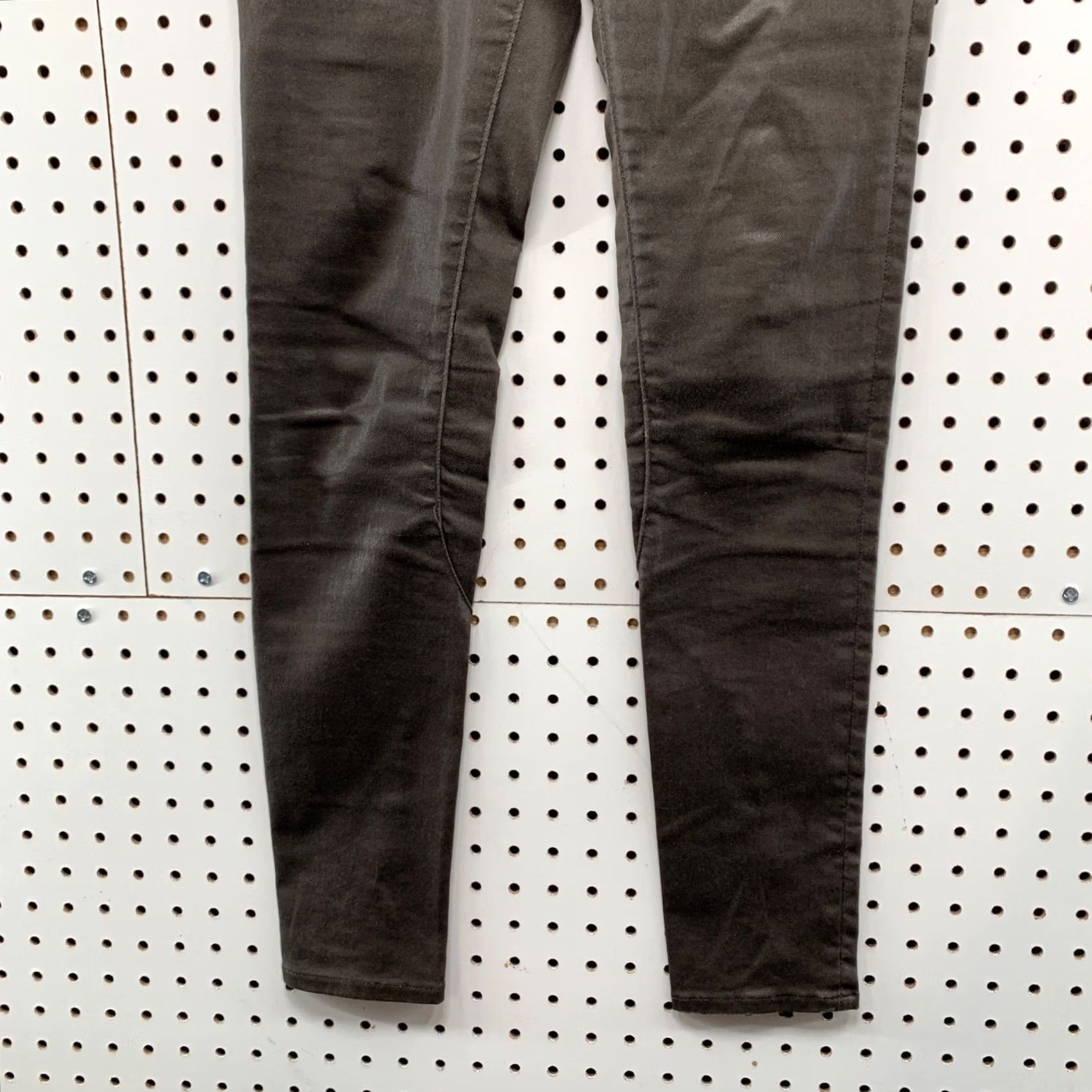 Allsaints AllSaints Spitalfields Jeans Women Size 26 Brown Waxed Skinny Fit 28x28.5 Denim Size 26" / US 2 / IT 38 - 5 Thumbnail