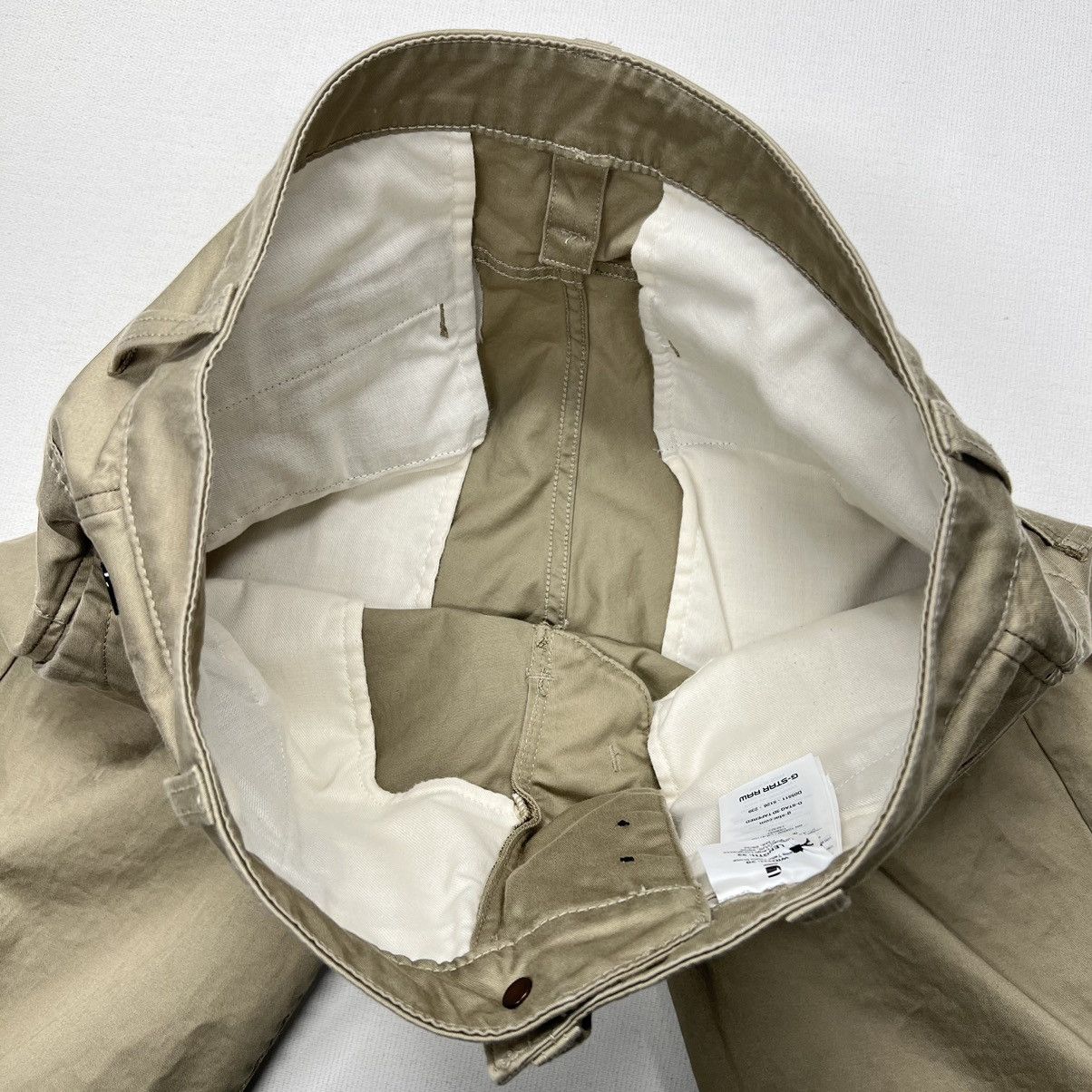 G-Star G Star Pants Khaki Straight Tapered D-Staq 3D Button Pocket Size US 29 - 13 Thumbnail