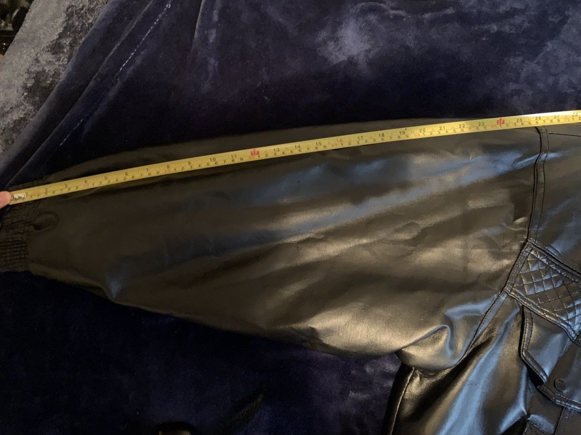 Vintage Fake Leather Jacket Y2K Streetwear Vintage Fashion Opium 00s Size US XXL / EU 58 / 5 - 11 Thumbnail