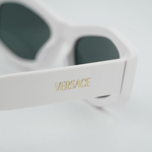 Versace Versace VE4487 314/87 Sunglasses White Rectangle Frame, Grey Size ONE SIZE - 5 Thumbnail