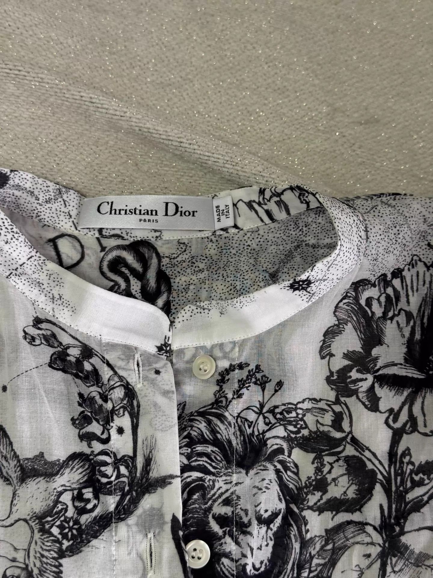 Dior Dior new authentic tagless shirt 36 Size XS / US 0-2 / IT 36-38 - 2 Thumbnail