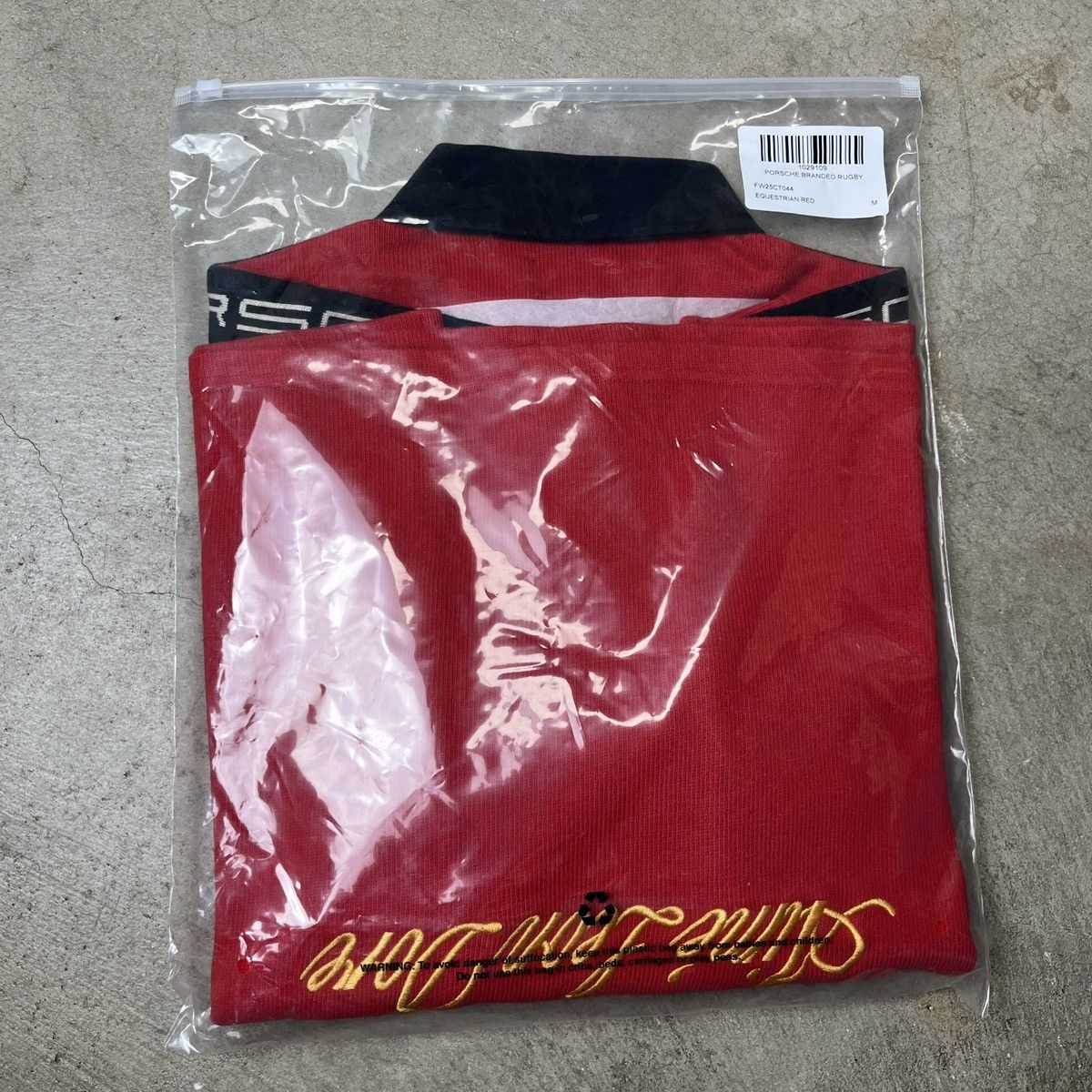 Aime Leon Dore Aime Leon Dore Porsche Rugby Long Sleeve Equestrian Red Size US M / EU 48-50 / 2 - 2 Thumbnail