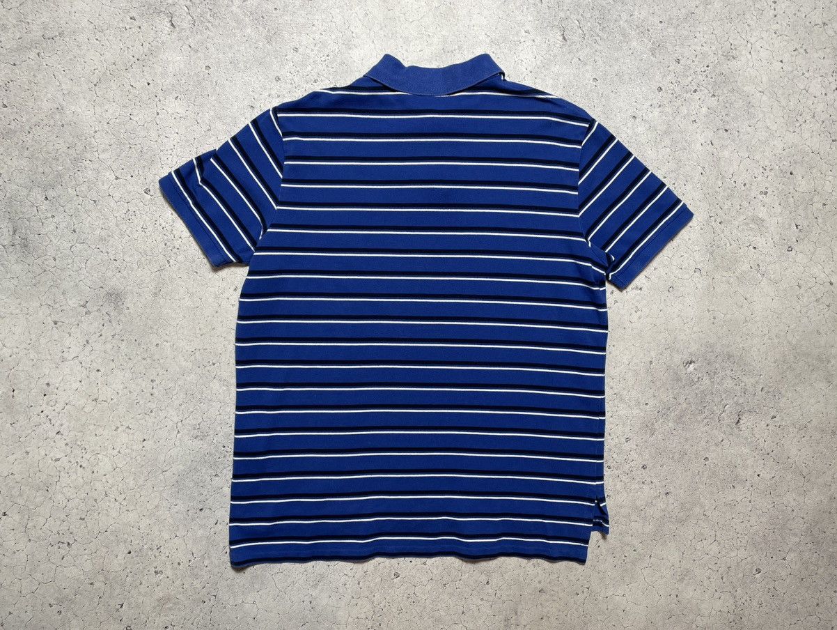 Polo Ralph Lauren × Vintage Vintage Polo T-Shirt Striped Polo Ralph Lauren Y2K Size US XL / EU 56 / 4 - 2 Thumbnail