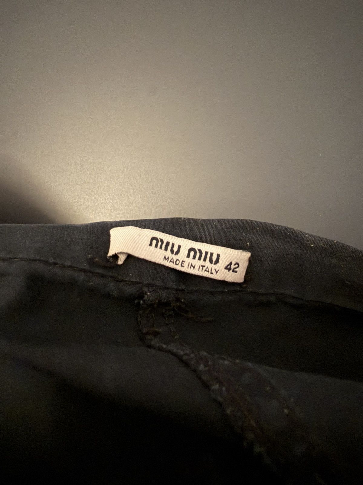 Miu Miu Miu Miu S/S2003 Multi Waist Pocket Pants Size 28" / US 6 / IT 42 - 7 Thumbnail