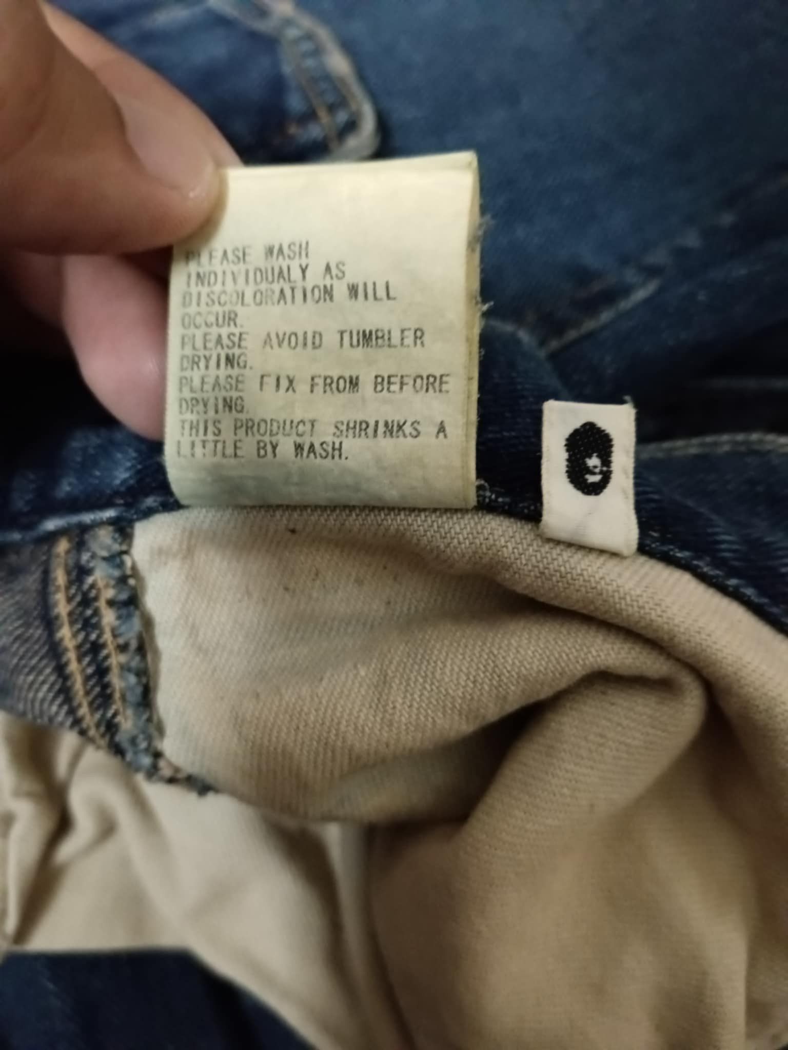Bape RARE Vintage BAPE Denim 6 Pocket Size US 36 / EU 52 - 9 Thumbnail