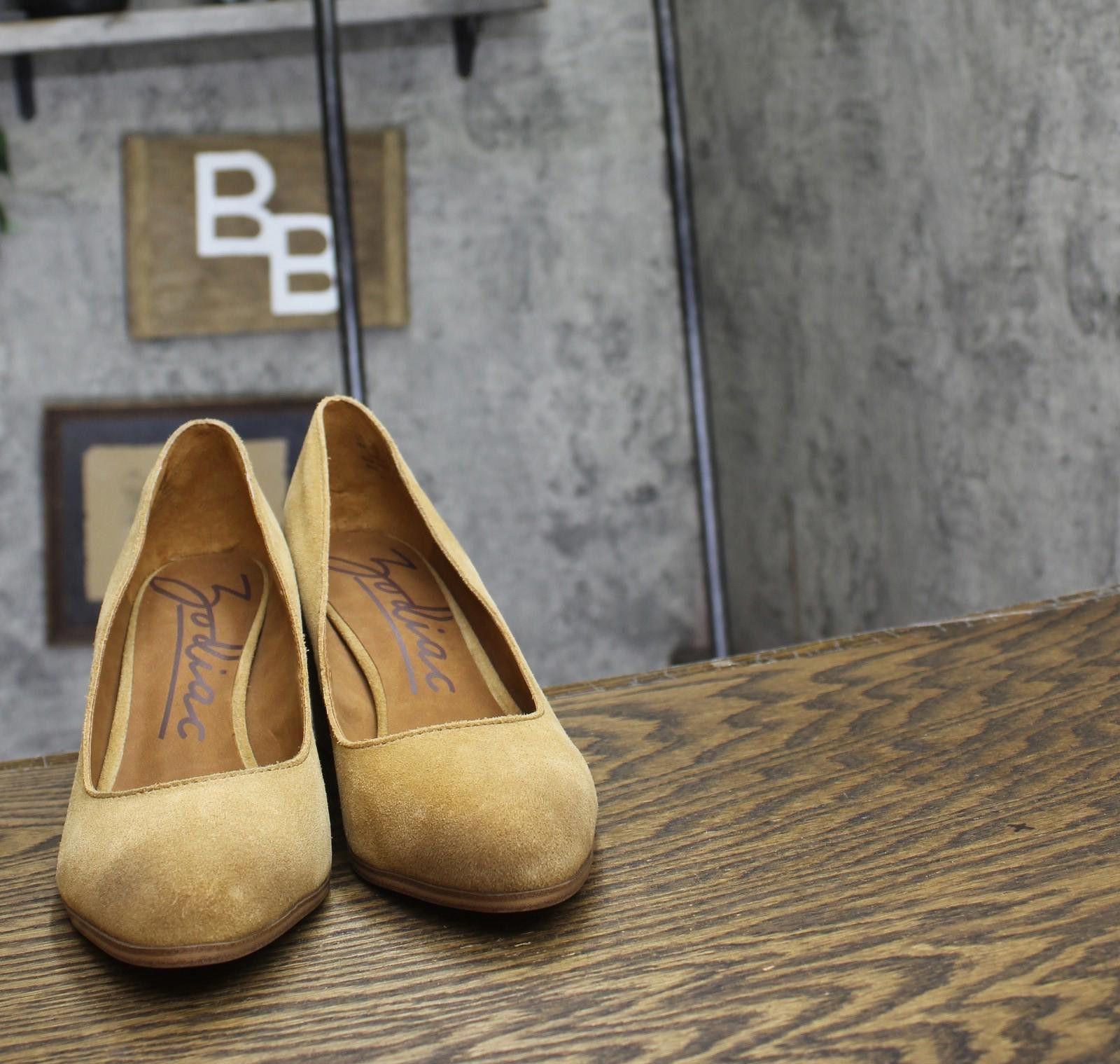 Other Zodiac Womens Gloria Block-heel Pumps I3408l1 Brown 8m Size US 8 / IT 38 - 3 Thumbnail