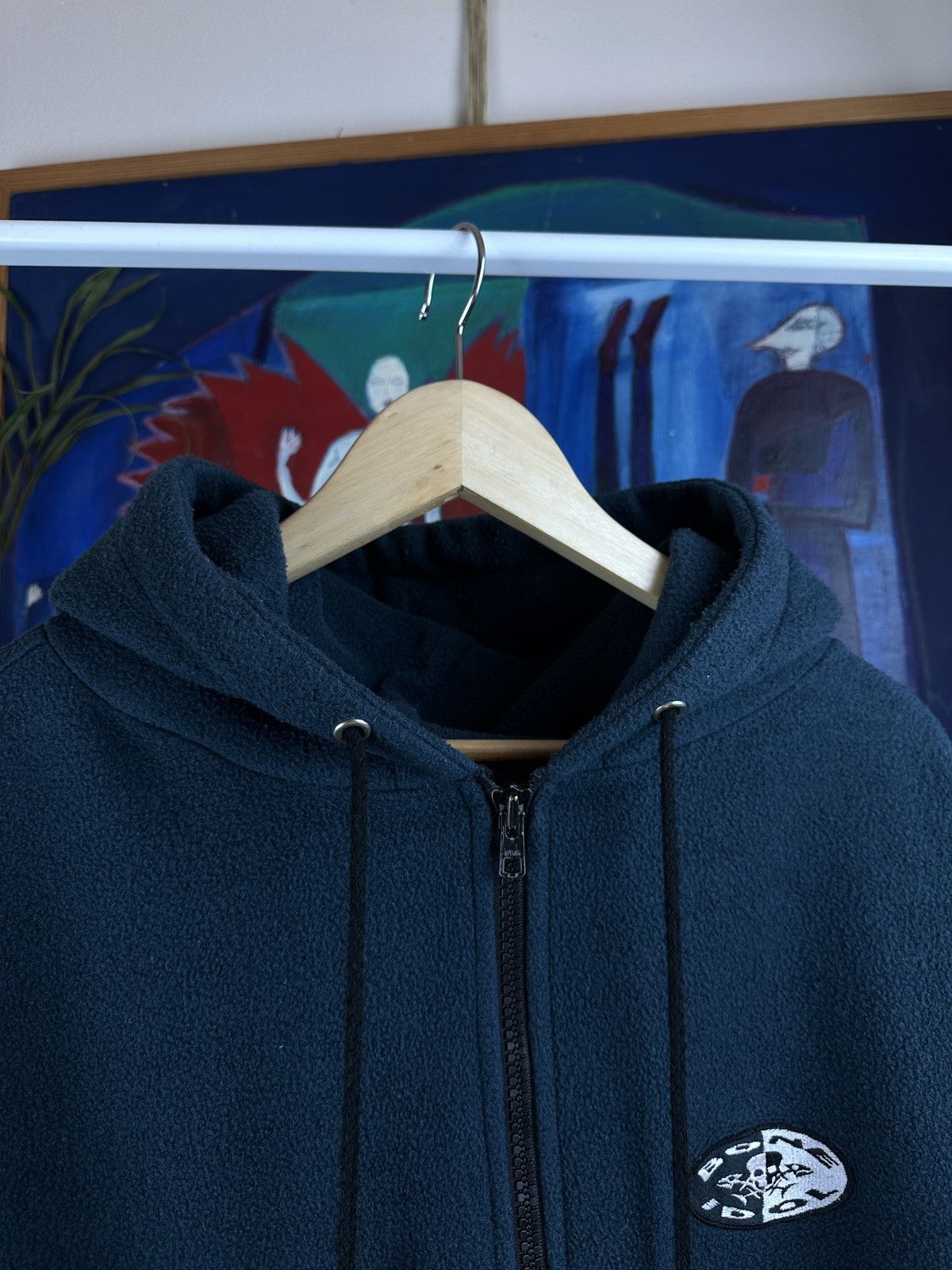 Other Vintage Bone Idol skate 2000s zip fleece hoodie Size US L / EU 52-54 / 3 - 4 Thumbnail