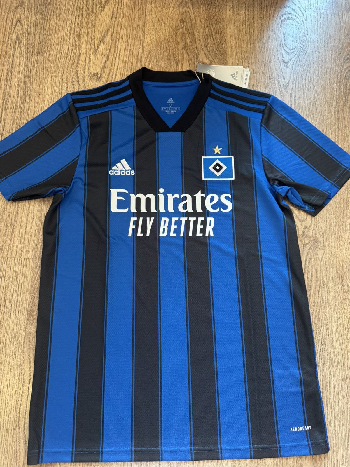 Adidas HAMBURG SV GERMANY 2021/2022 FOOTBALL SHIRT ADIDAS SZ M Size US M / EU 48-50 / 2 - 1 Thumbnail