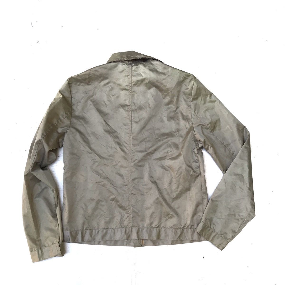 Japanese Brand × United Colors Of Benetton United Colors of benetton Linen blend nylon jacket Gold Mus Size US XS / EU 42 / 0 - 5 Thumbnail