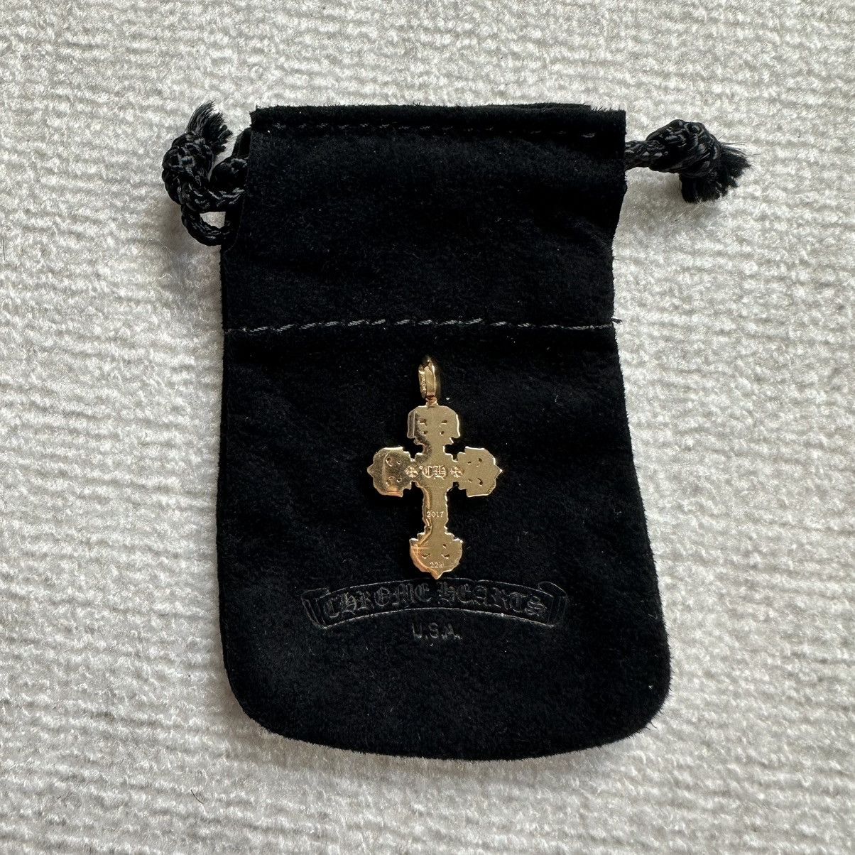 Chrome Hearts Chrome Hearts Filigree Cross Charm with Diamond Size ONE SIZE - 3 Thumbnail
