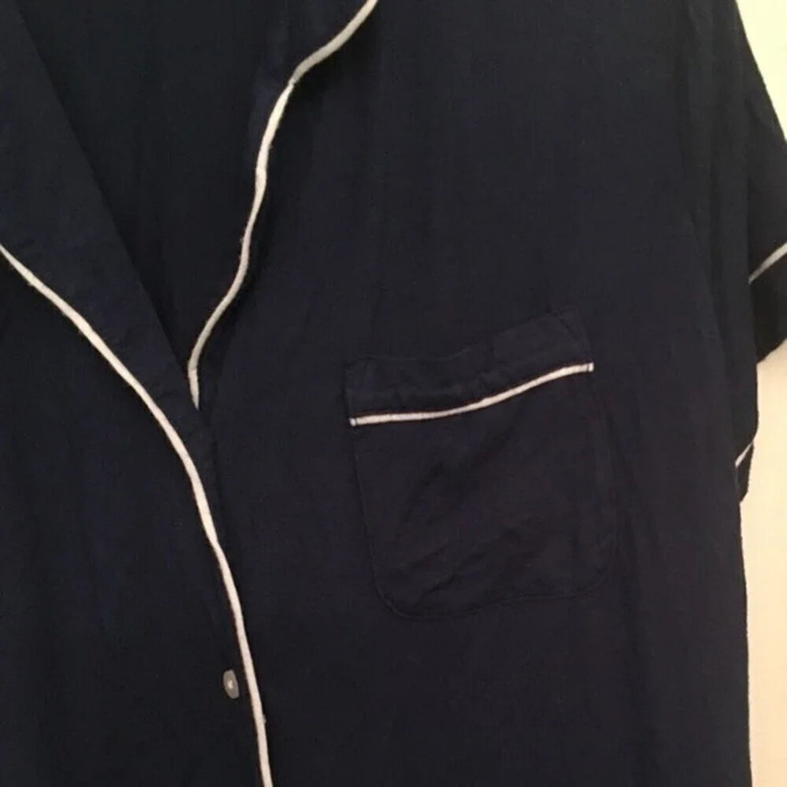 The Unbranded Brand Stars Above dark blue pajama top, size XL Size XL / US 12-14 / IT 48-50 - 2 Thumbnail