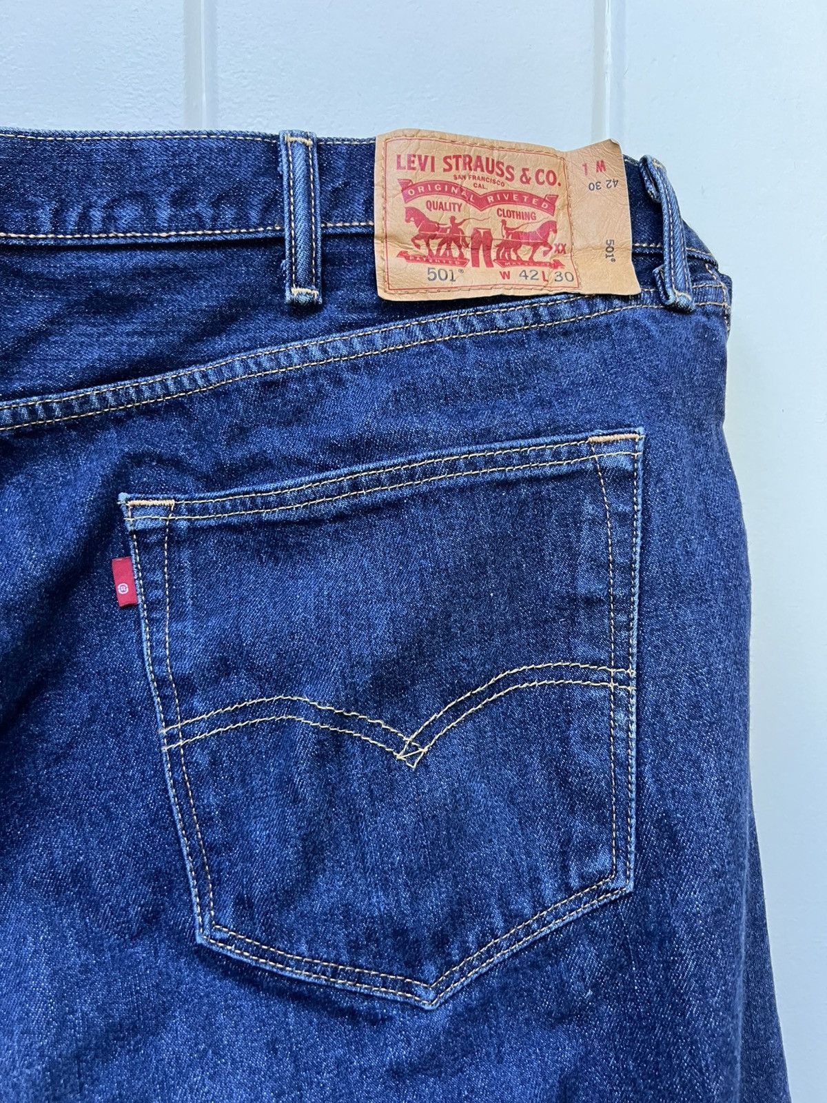 Levi's LEVI 501 DENIM BLUE Size US 42 / EU 58 - 3 Thumbnail