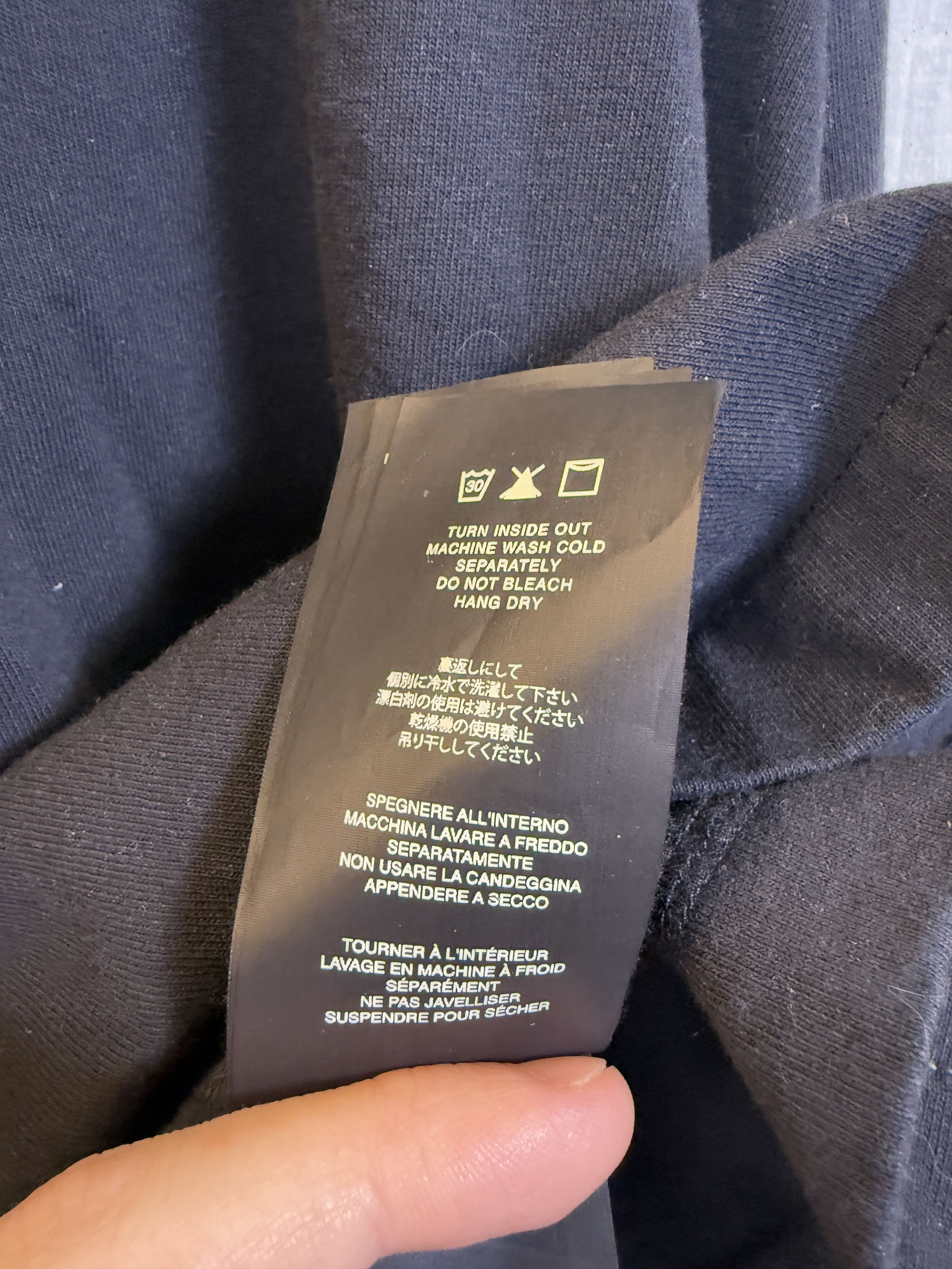 Fear of God Fear of God Black Long Sleeve Tee Size US M / EU 48-50 / 2 - 7 Thumbnail