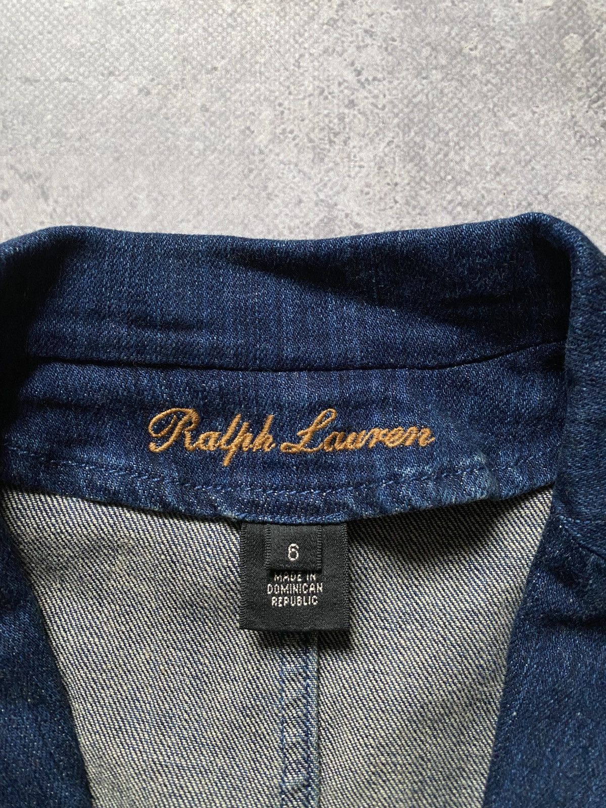Ralph Lauren Ralph Lauren Women’s Denim Blazer Jacket One-Button Blue 6 Size M / US 6-8 / IT 42-44 - 3 Thumbnail