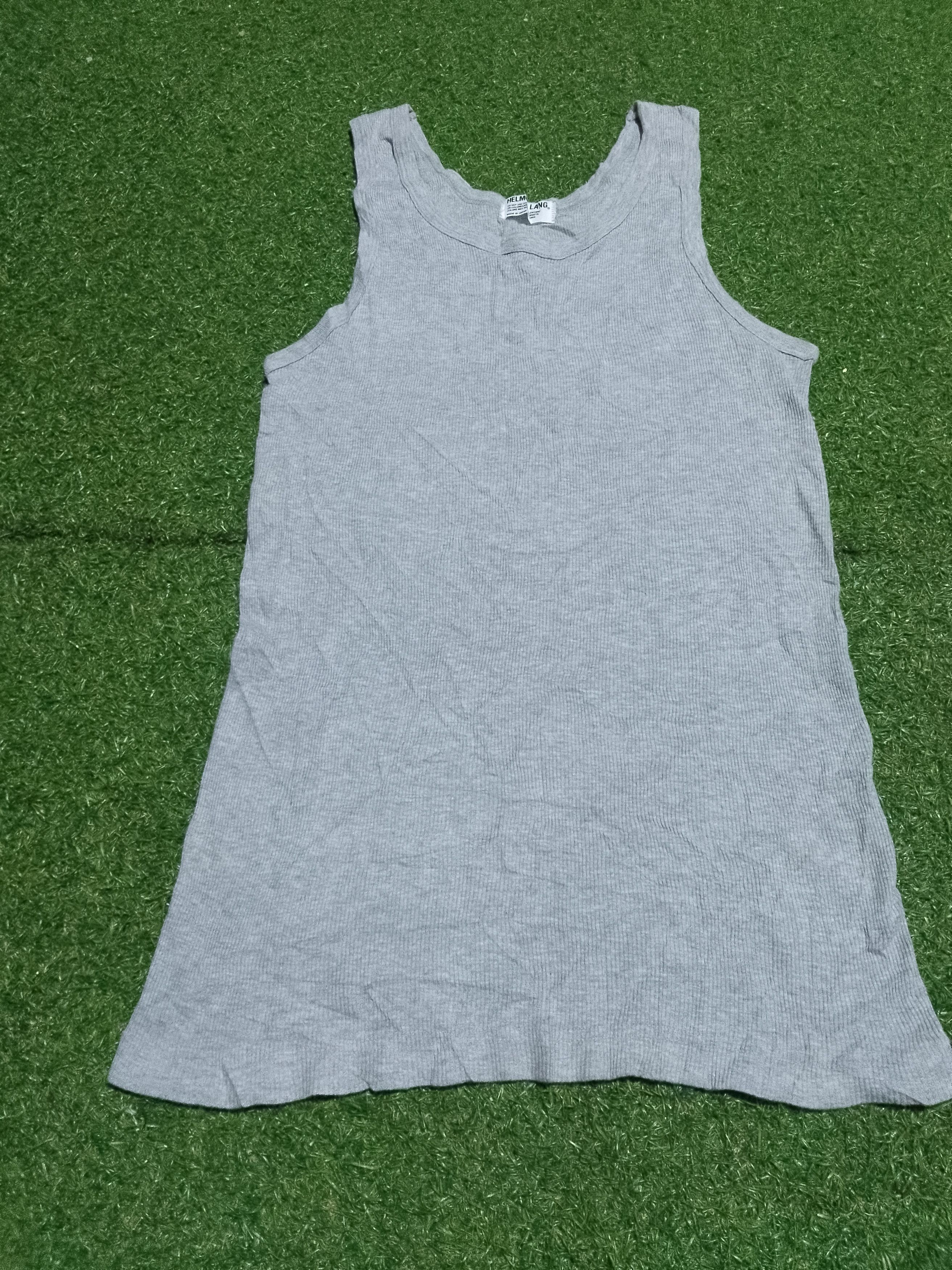 Helmut Lang AW97 Union Jack rubber tank top | Grailed