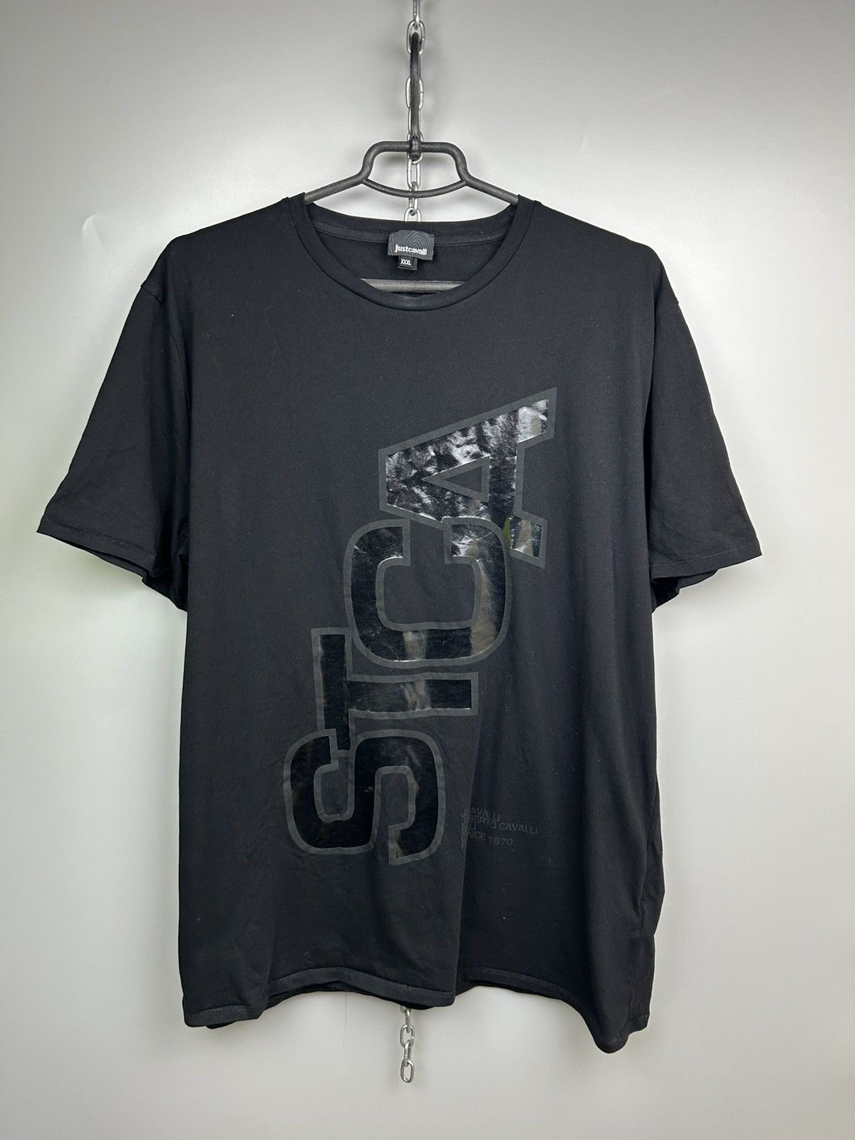 Just Cavalli Just Cavalli T shirt logo 3XL Size US XXL / EU 58 / 5 - 2 Thumbnail
