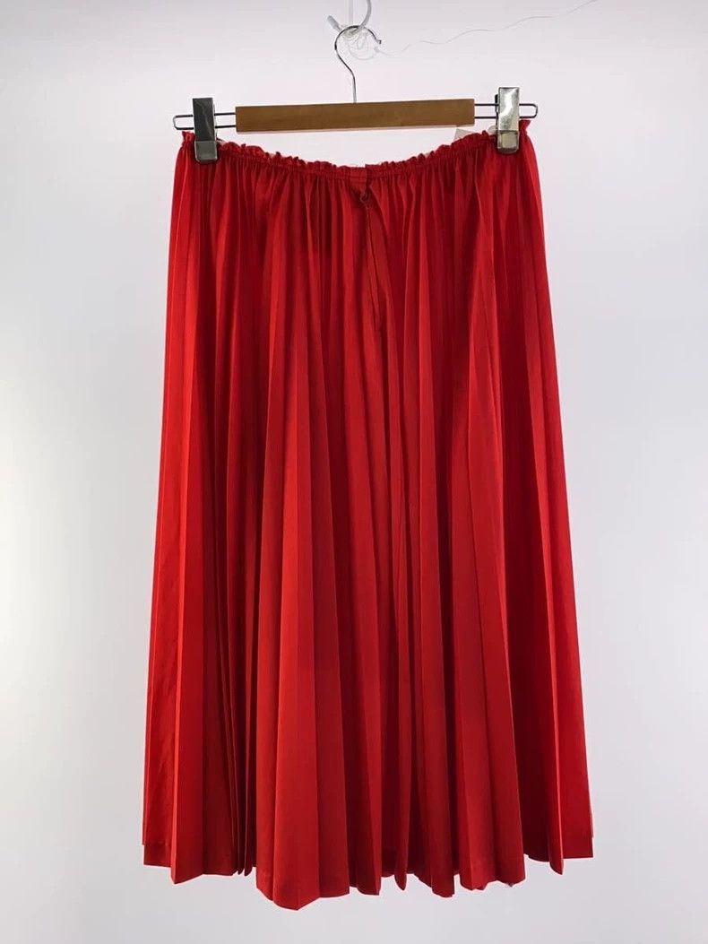 Comme des Garcons Comme Des Garcons size M Red pleated skirt Size 24" / US 00 / IT 34 - 2 Thumbnail