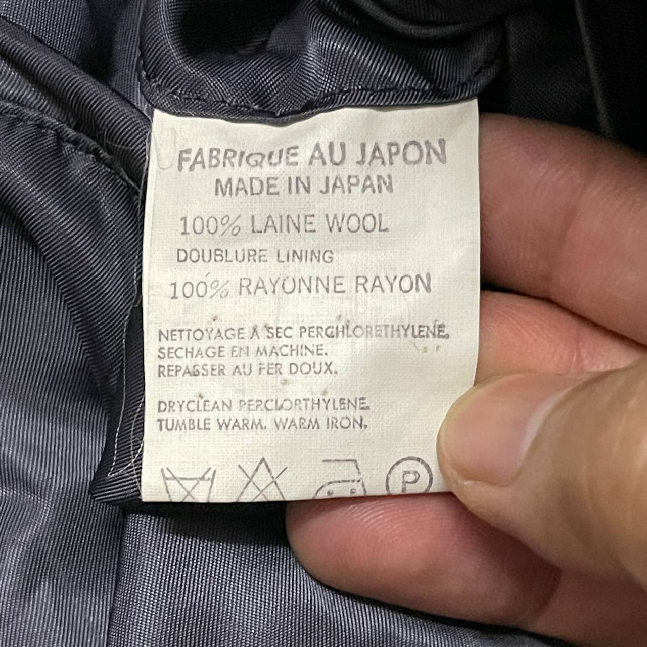 Yohji Yamamoto AW95 Ys For Men Yohji Yamamoto Blazer Jacket Linen Wool Size US L / EU 52-54 / 3 - 12 Thumbnail