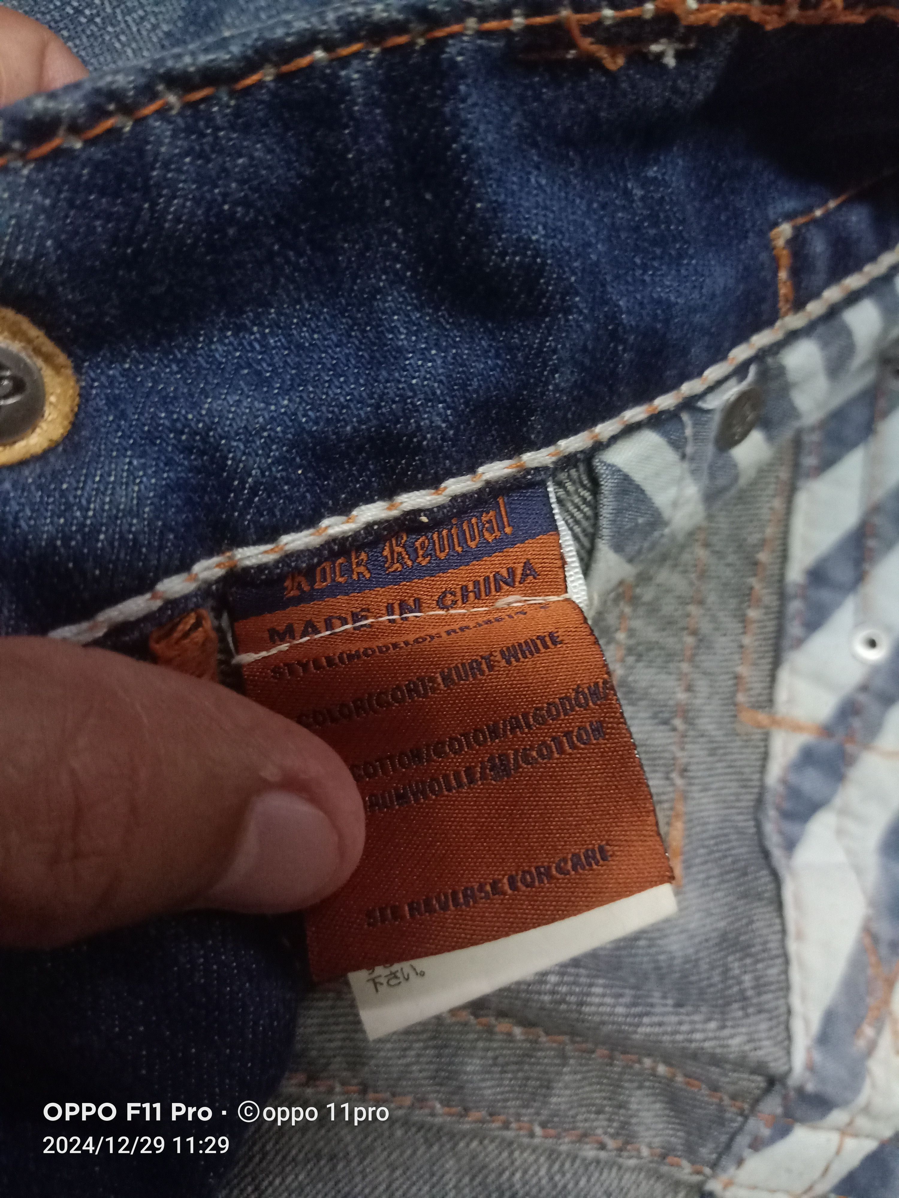 Japanese Brand × Rock Revival Rock Revival Loose Straight Flag Jeans Size US 30 / EU 46 - 3 Thumbnail