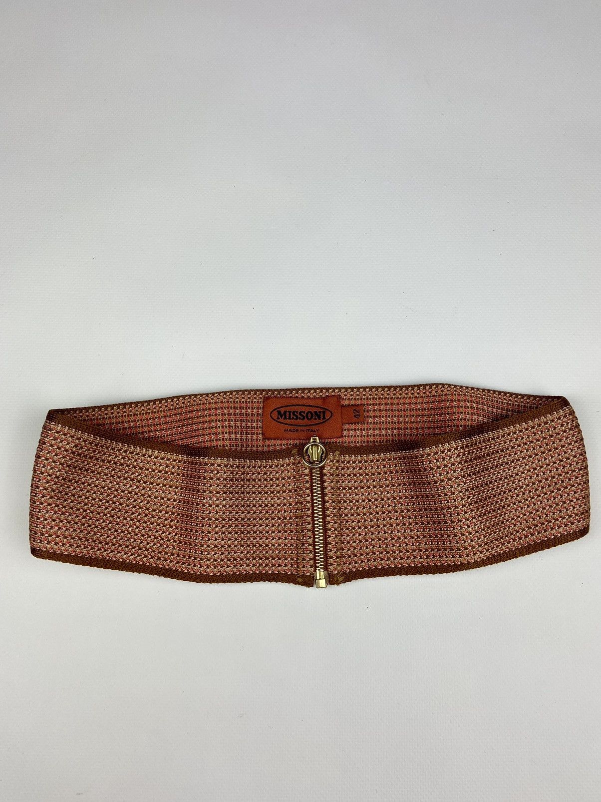 Missoni Missoni Crochet Patterned Elasticized Waist Belt Sz 42 Size ONE SIZE - 1 Thumbnail