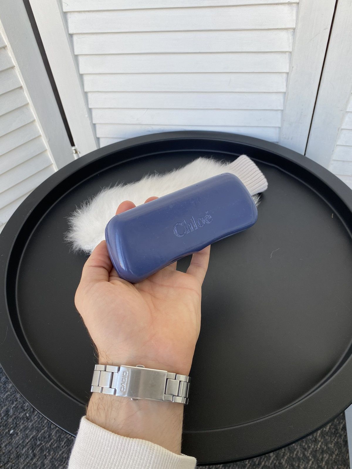 Chloe × Vintage Vintage Chloe Case From Sunglasses Blue Y2K Size ONE SIZE - 4 Thumbnail
