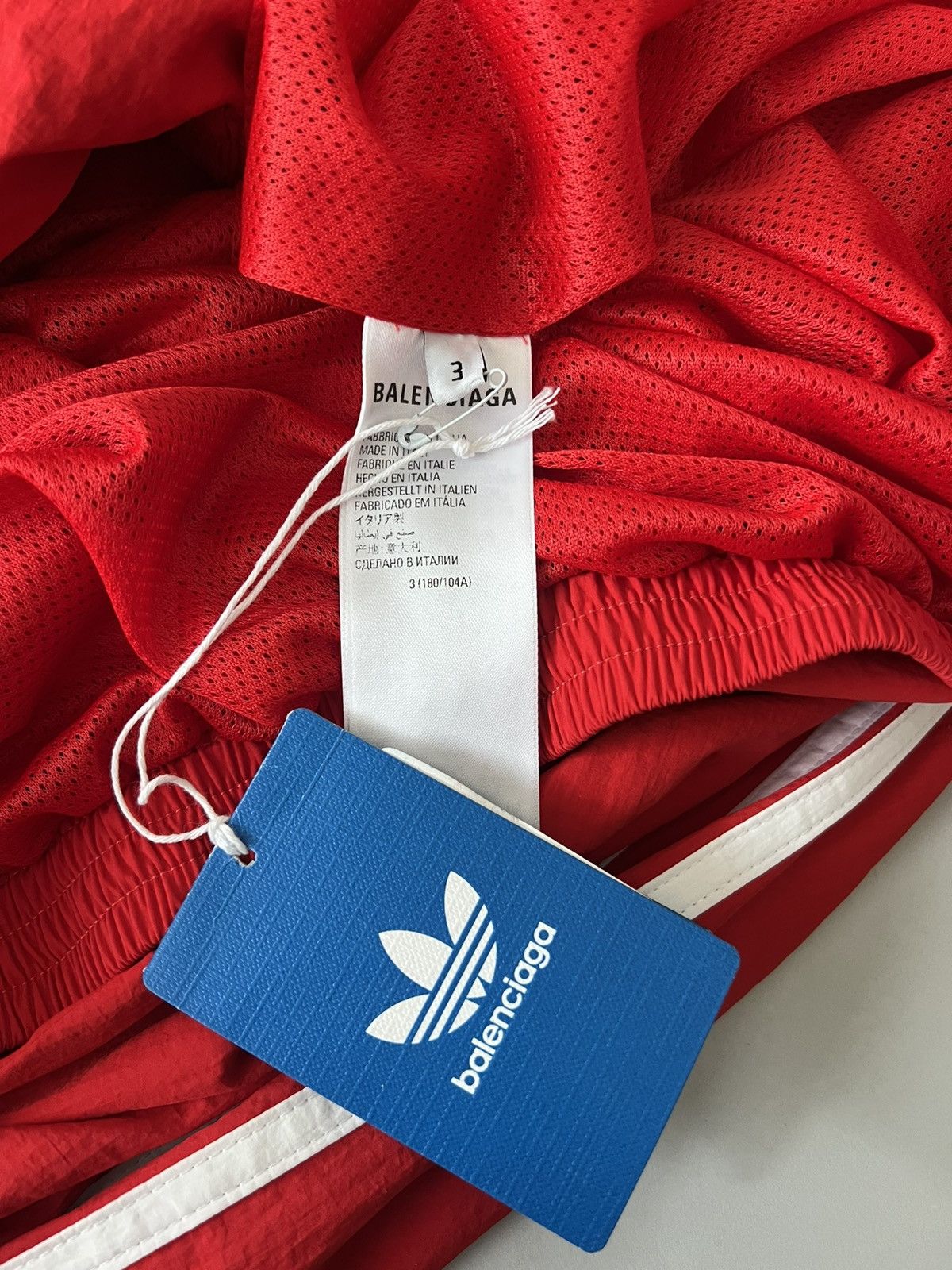 Balenciaga 🔥RARE $2.2K VALUE🔥 x Adidas Nylon Tracksuit Jacket Size US XL / EU 56 / 4 - 6 Thumbnail