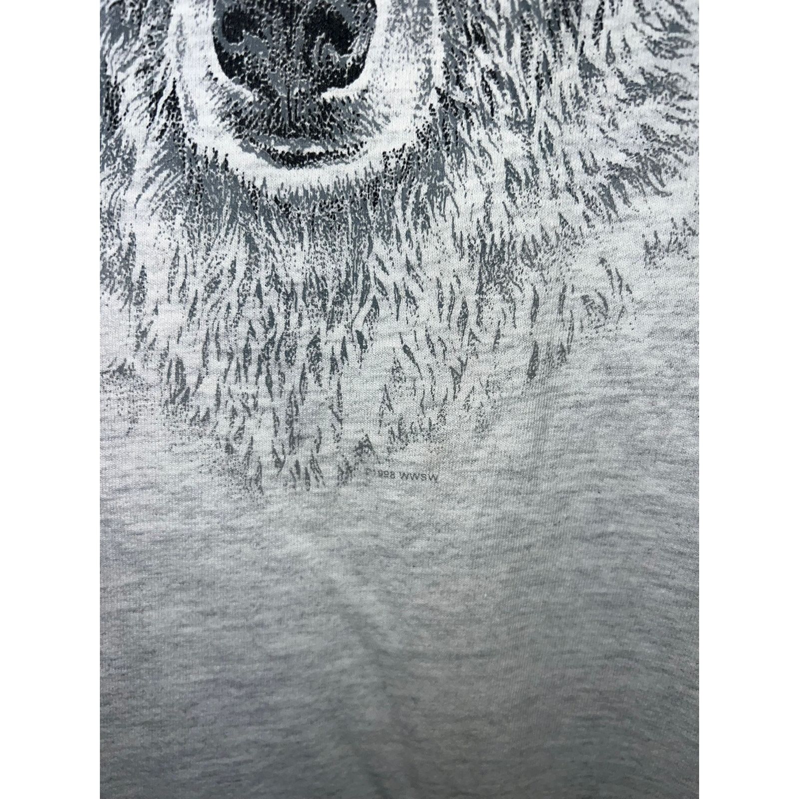 Jerzees Vintage Jackson Hole Shirt Big Bear Animal Tee 90s Large Size US L / EU 52-54 / 3 - 5 Thumbnail