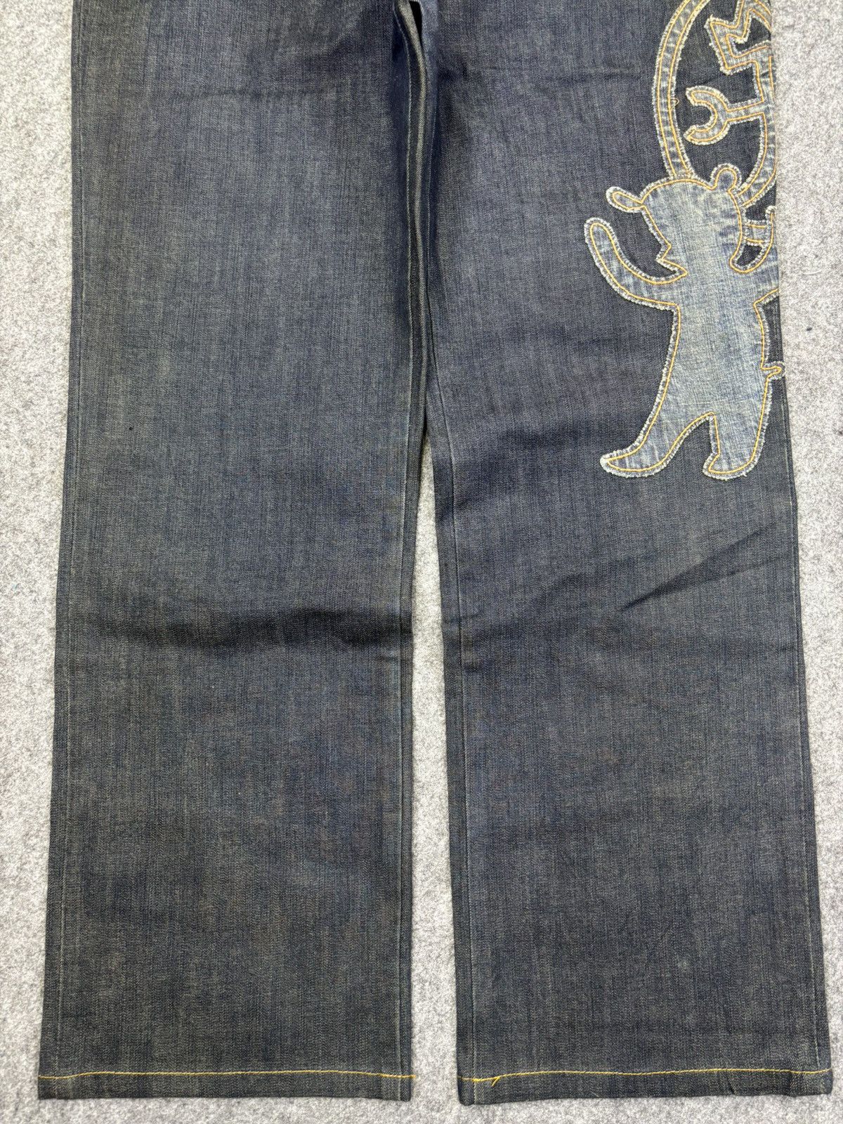 Jean Charles De Castelbajac Archival CASTELBAJAC Mammoth Patch Logo Stretchy Denim F889 Size US 34 / EU 50 - 5 Thumbnail