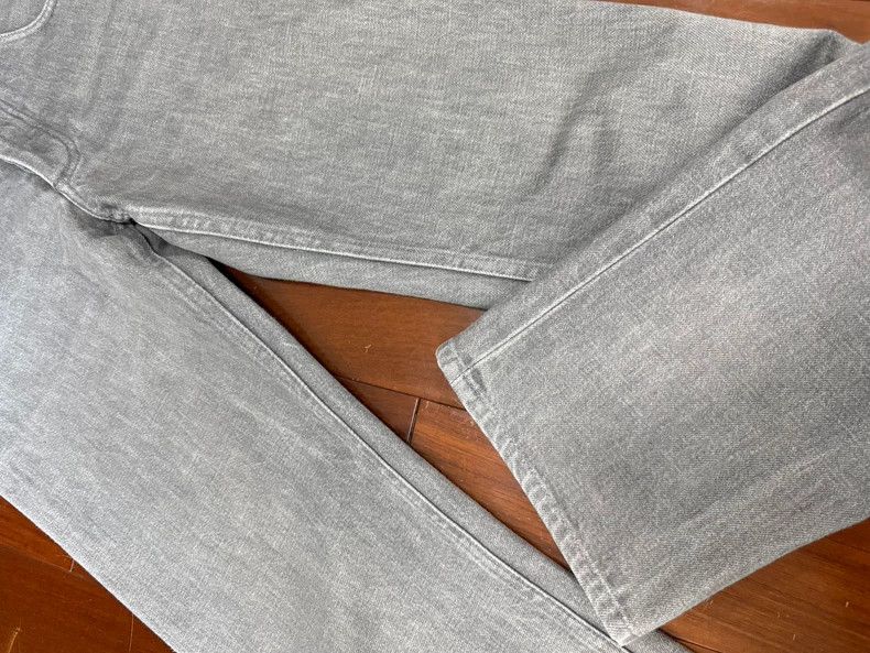 Helmut Lang HELMUT LANG Gray straight jeans Size US 27 - 4 Thumbnail