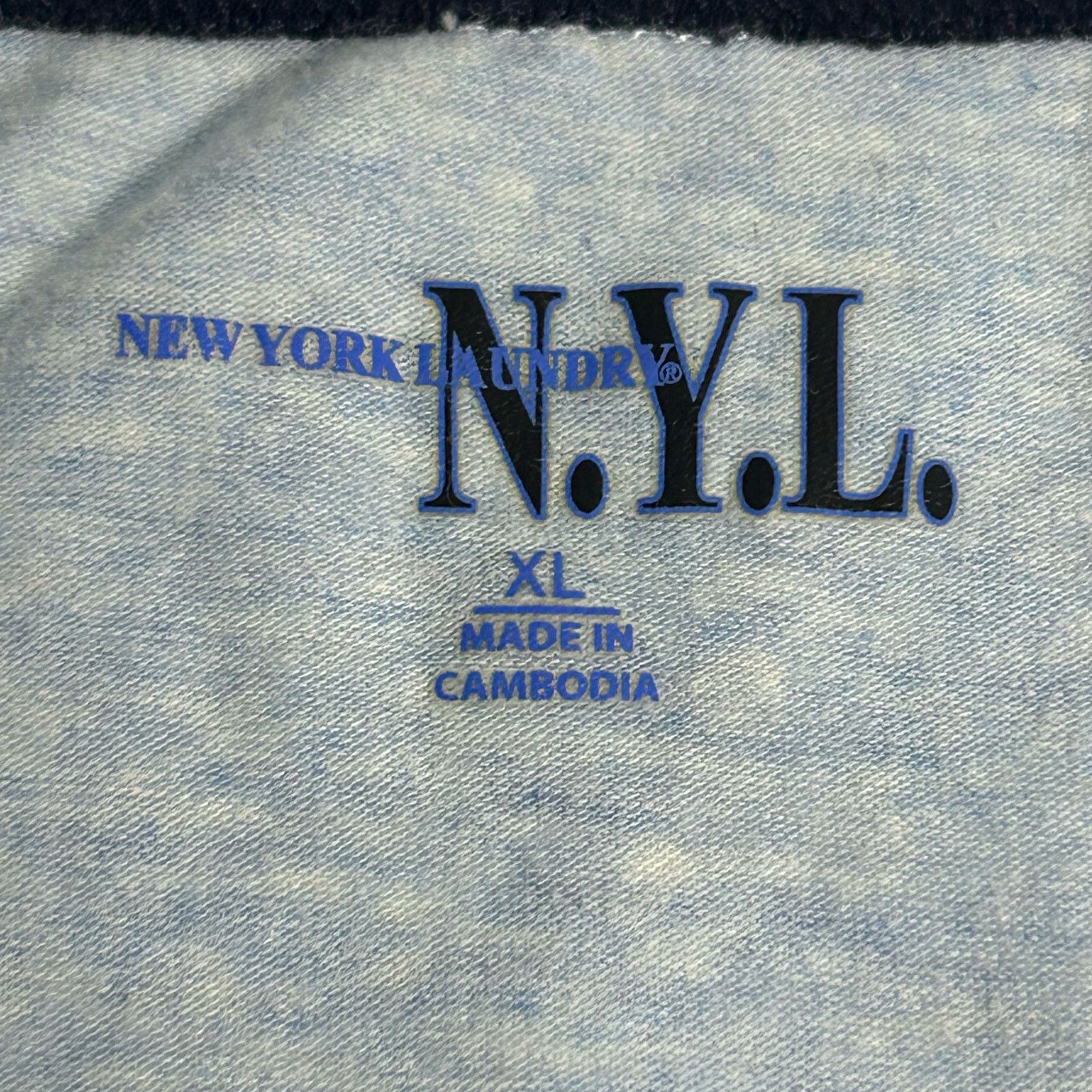 Other NYL New York Laundry Blue Short Sleeve Shirt XL Size XL / US 12-14 / IT 48-50 - 6 Thumbnail