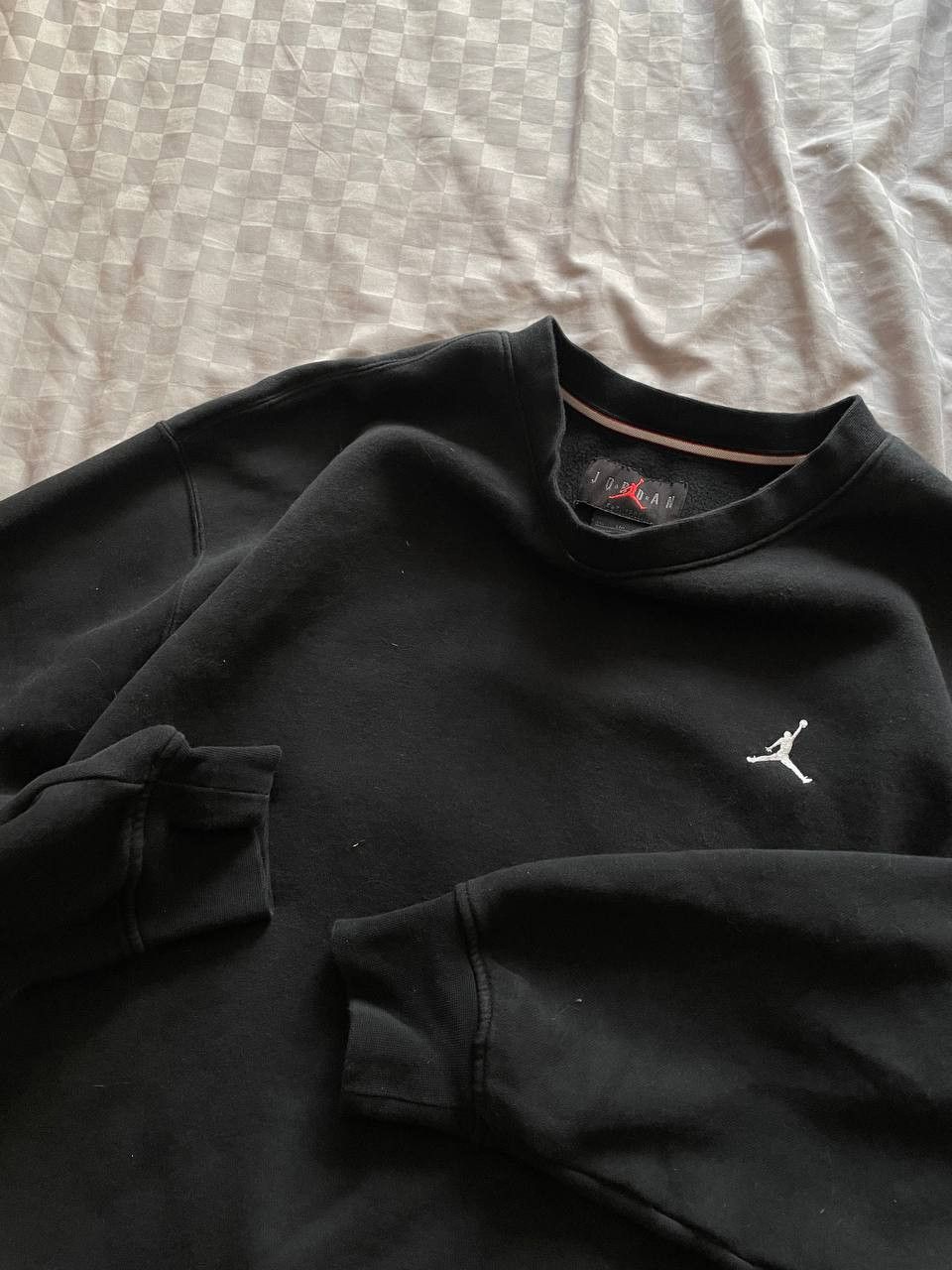 Jordan Brand Vintage Jordan Hoodie Sweatshirt Large Black XL rare Nike Size US XXL / EU 58 / 5 - 5 Thumbnail