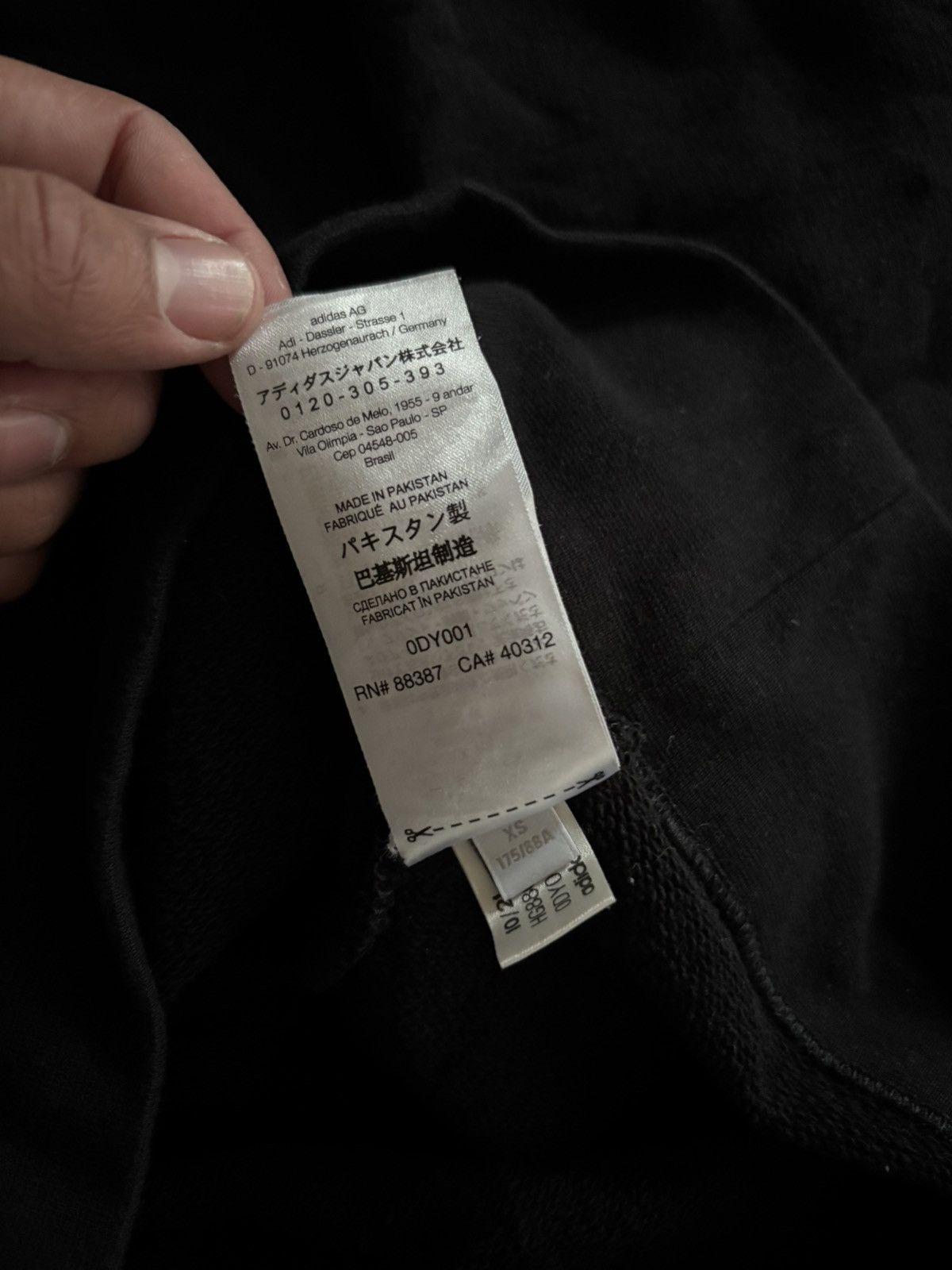 Adidas × Yohji Yamamoto Y-3 Yohji Yamamoto Adidas Collaboration Hoodie Size US XS / EU 42 / 0 - 5 Thumbnail