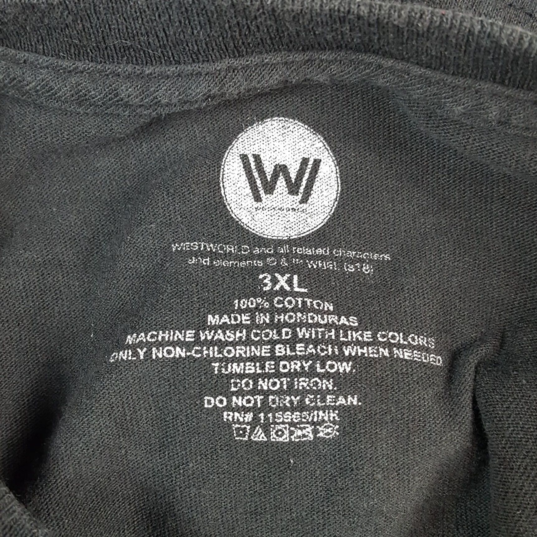 Vintage VINTAGE Westworld T-Shirt Men's 3XL XXXL Cotton Short Sleeve Crew Neck Black HBO Robot TV Show Retro 90s 00s Y2K Size US XXL / EU 58 / 5 - 6 Thumbnail
