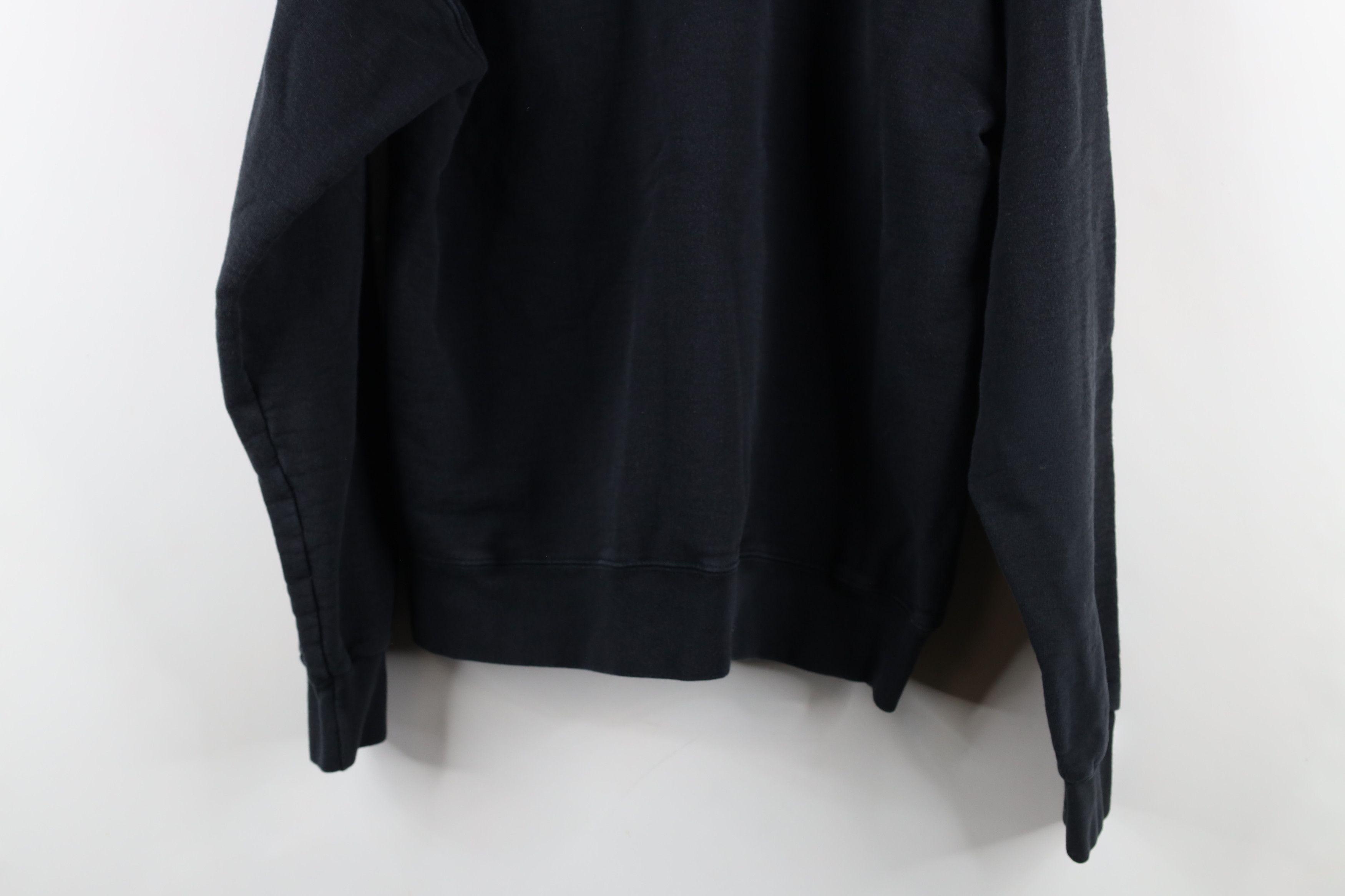 Vintage Vintage 90s Streetwear Heavyweight Hoodie Sweatshirt Black Size US M / EU 48-50 / 2 - 13 Thumbnail