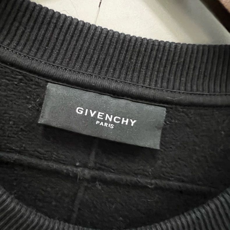 Givenchy Givenchy Black Pattern Printed Round Neck Hoodie Size US S / EU 44-46 / 1 - 3 Thumbnail