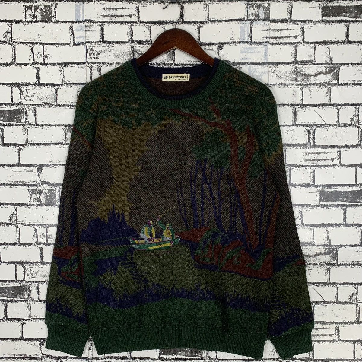 Japanese Brand × Vintage Vintage Japanese Brand Jack Brown Sweatshirt Crewneck Size US M / EU 48-50 / 2 - 1 Thumbnail