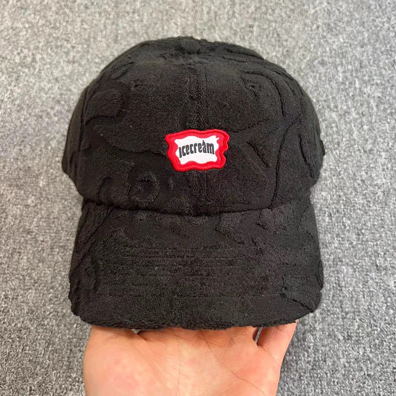 Billionaire Boys Club Running Dog Towel Fabric Curved Brim Baseball Cap Q7 Size ONE SIZE - 8 Thumbnail