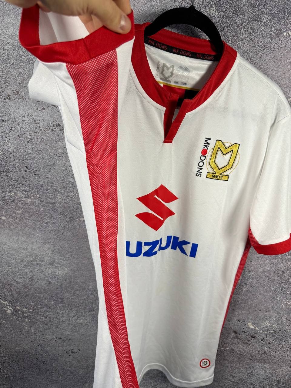 Errea × Vintage Vintage MK Dons 2017/18 Errea Soccer Jersey Blokcore Size US XL / EU 56 / 4 - 8 Thumbnail