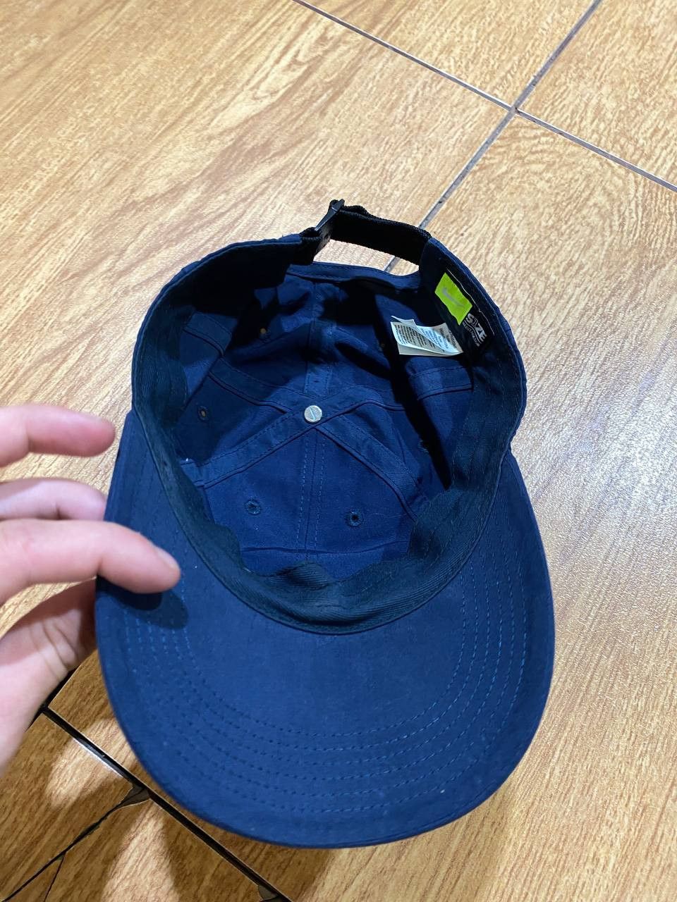 Nike Nike Hats Vintage metal logo Cap Y2K blue streetwear Size ONE SIZE - 12 Thumbnail