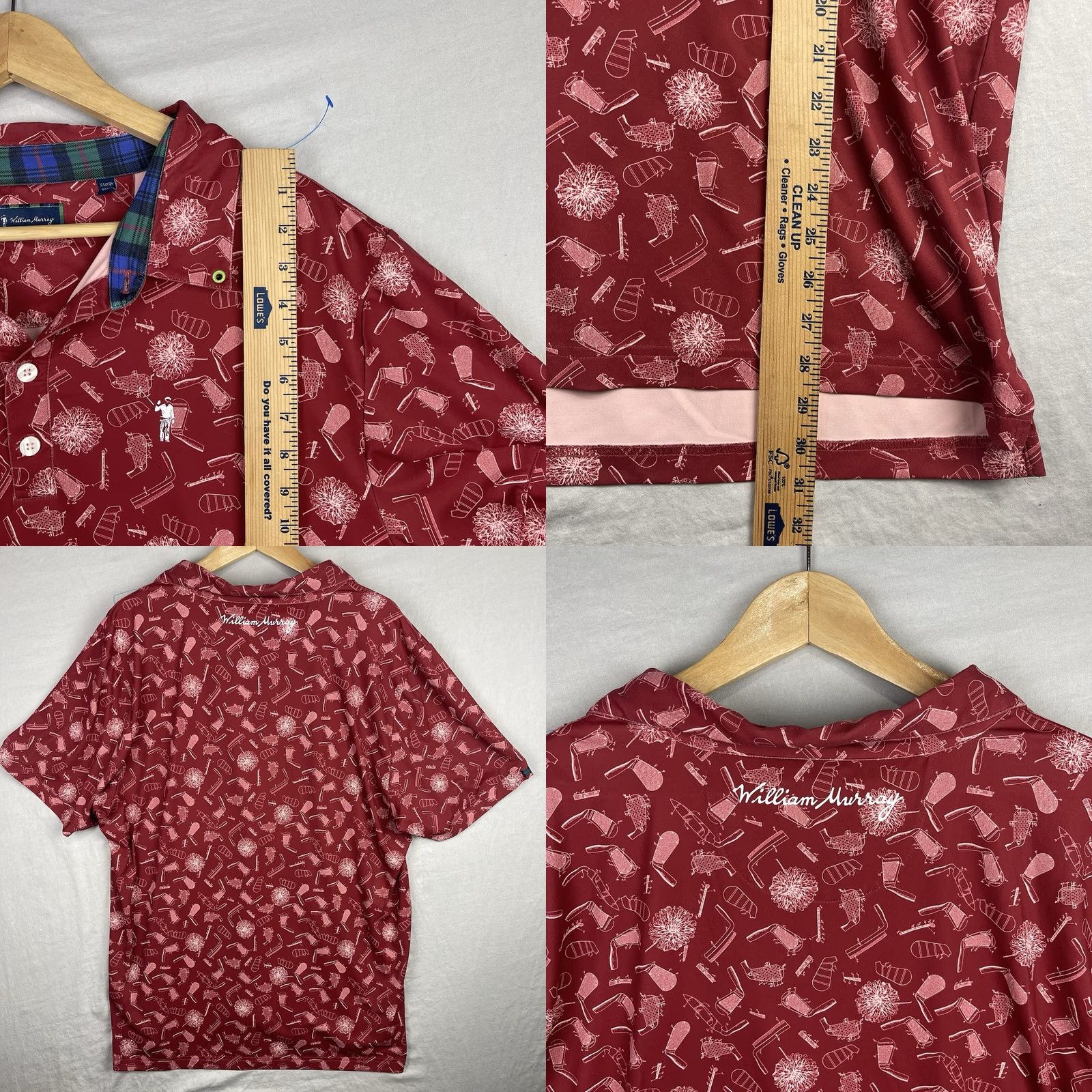Vintage William Murray Shirt Polo Mens XL Red Logo Beach 90s Retro Brand: William Murray Shirt Polo Mens XL Red Logo Beach 90s Retro Size US XL / EU 56 / 4 - 8 Thumbnail