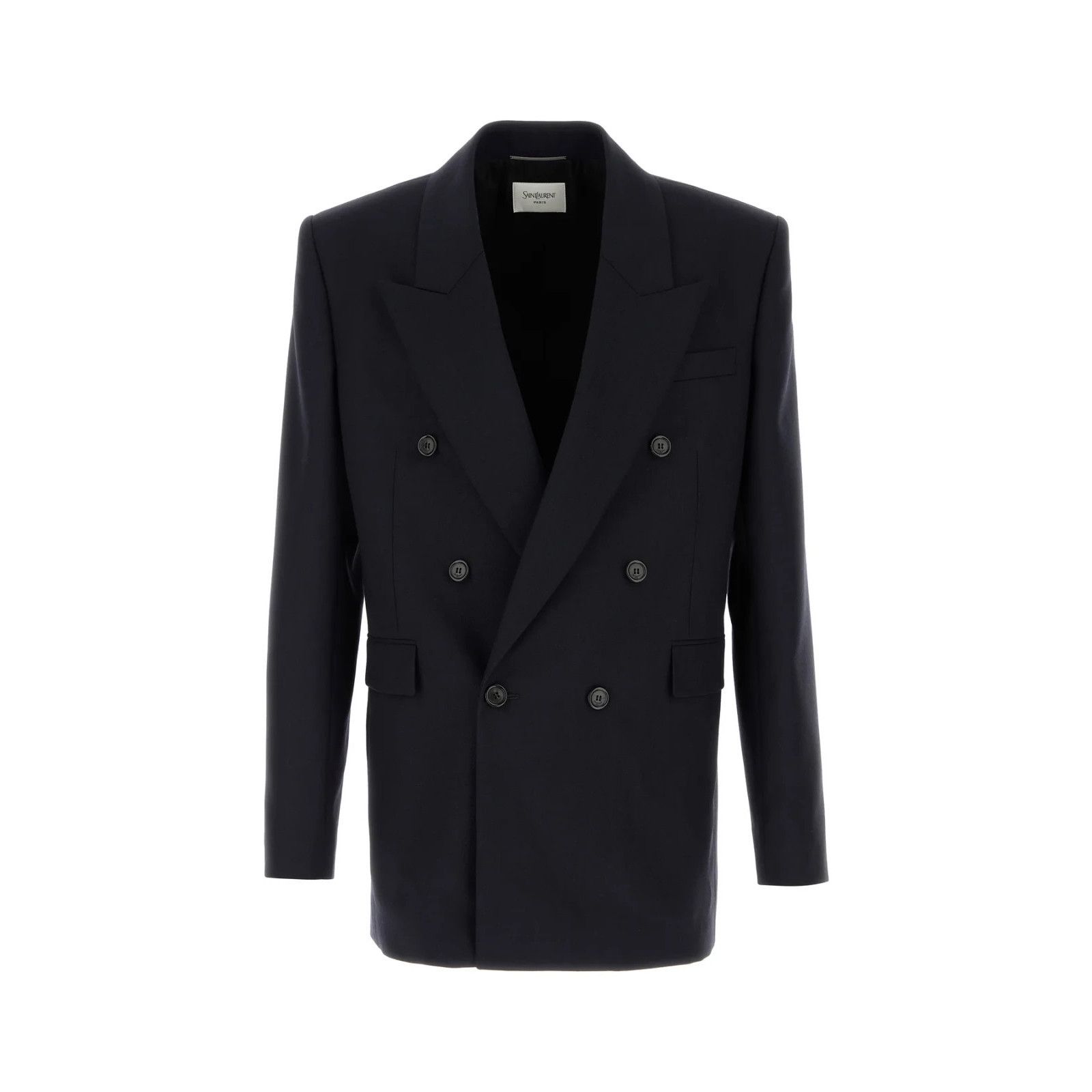 SAINT LAURENT Dark Blue Wool Blazer New & Authentic (Men's s