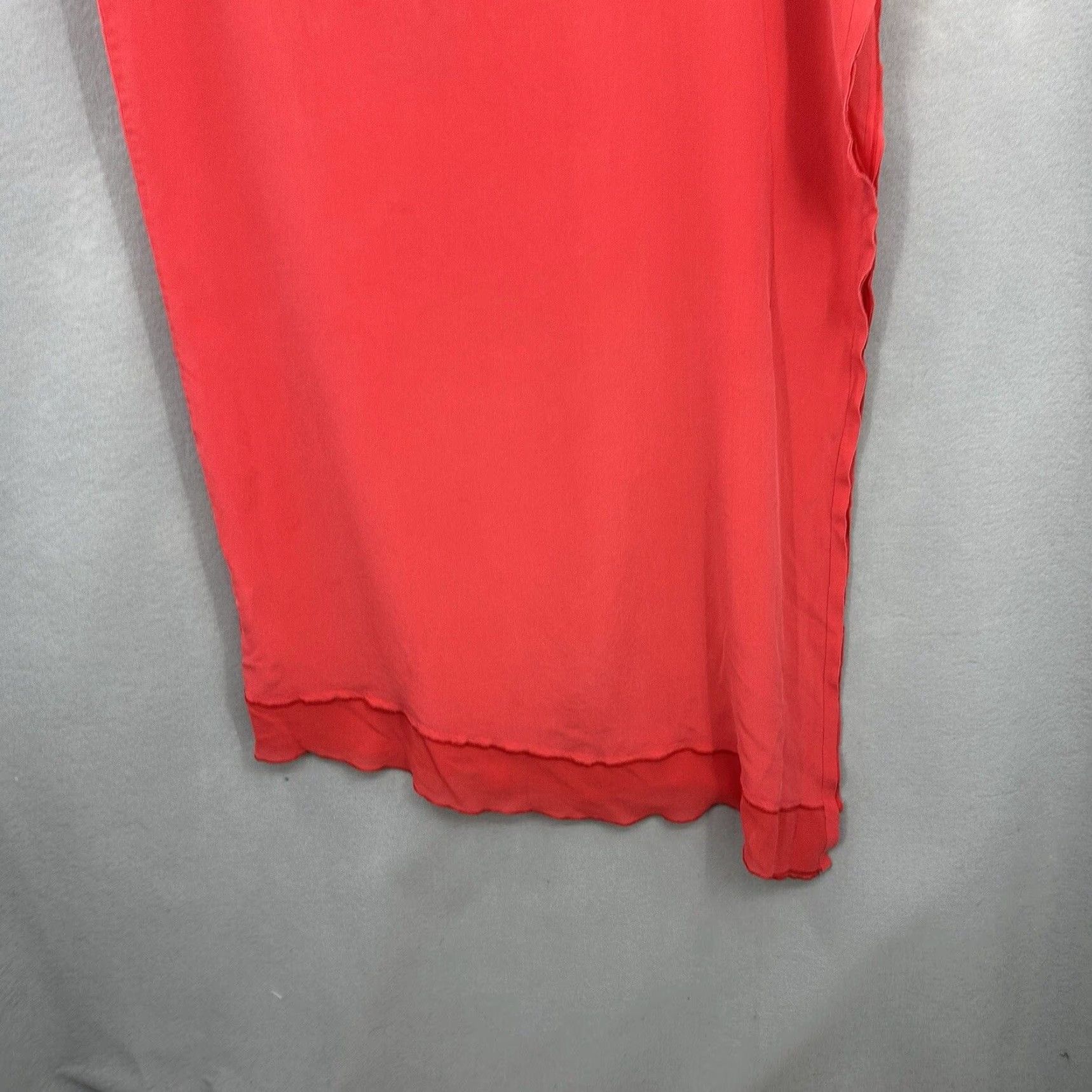 By Malene Birger Malene Birger Asymmetric Midi Dress Womens S Pink Silk Sleeveless Party/Cocktail Preppy Size S / US 4 / IT 40 - 4 Thumbnail