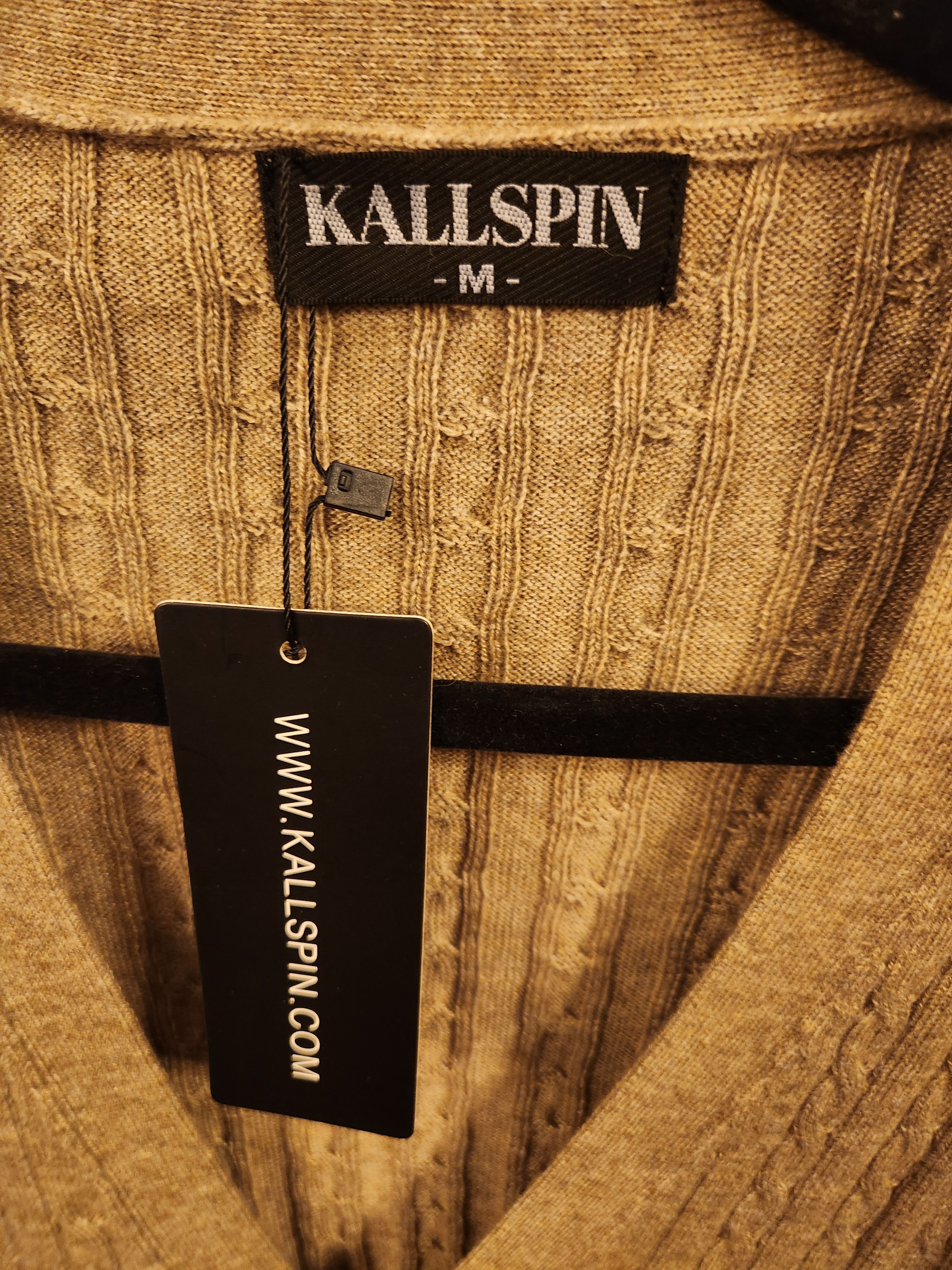 Other NWT Kallspin Cotton Blend Cable Knit Button Front Cardigan Size US M / EU 48-50 / 2 - 3 Thumbnail