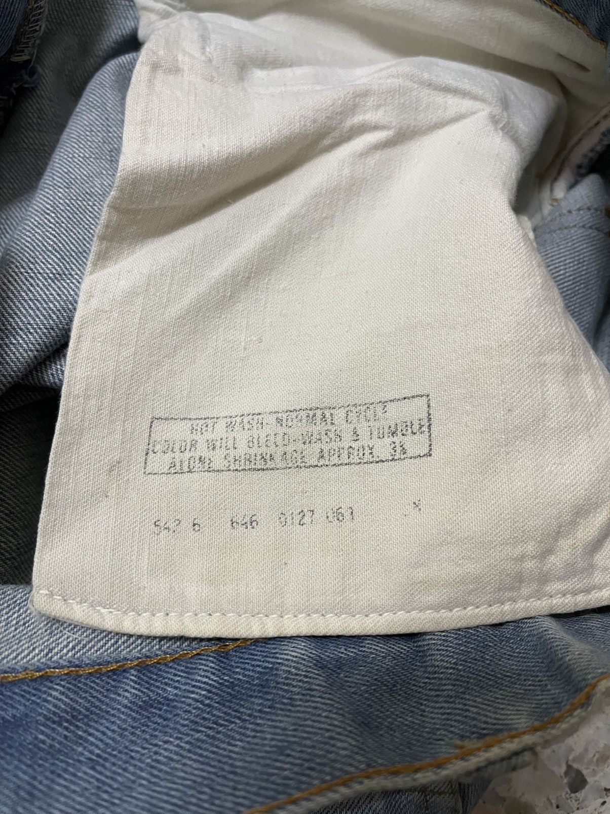 Levi's True vintage 60s levis oren tag 646 bell bottom button #2 Size US 33 - 7 Thumbnail