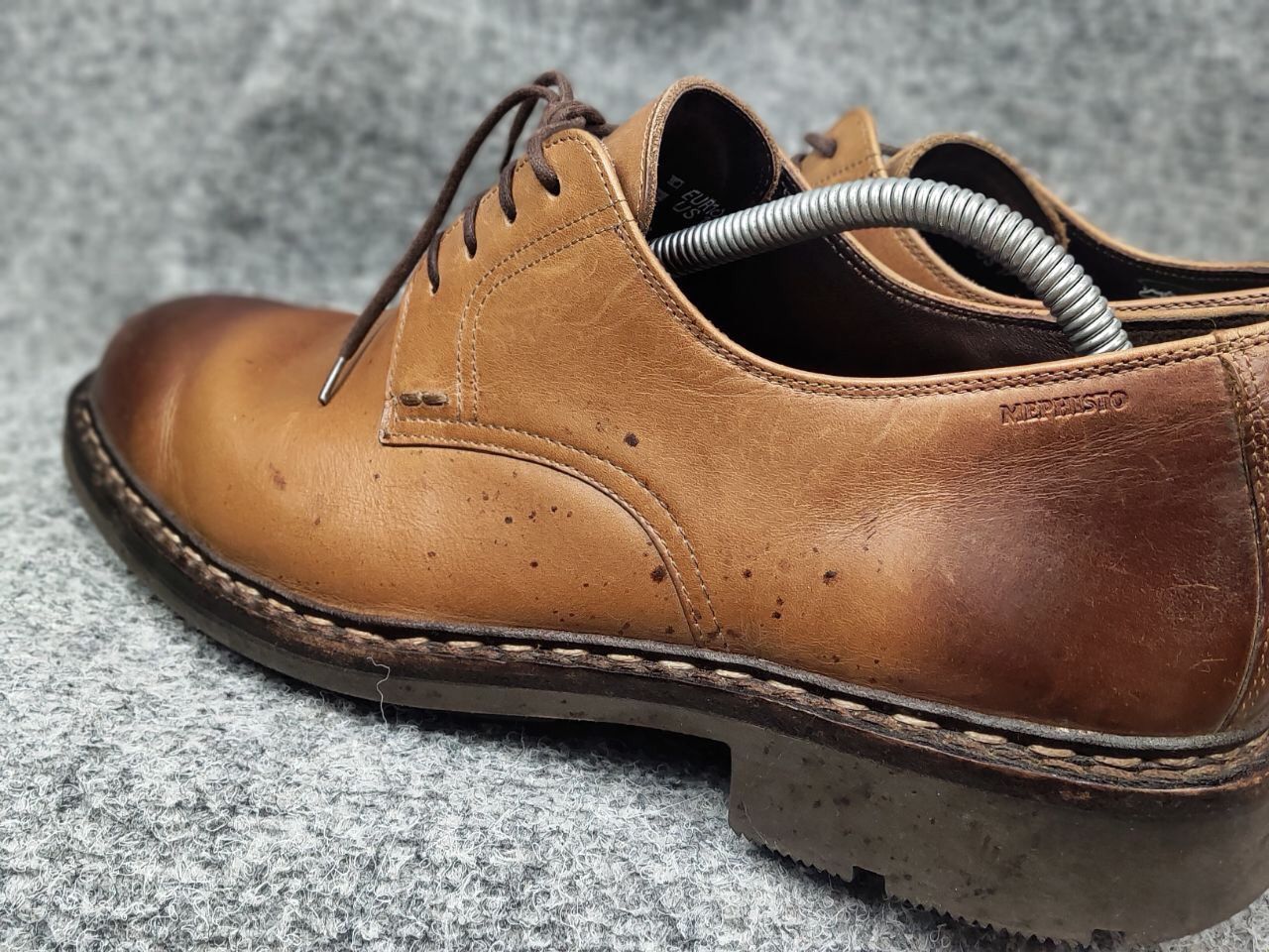 Designer × Mephisto Mephisto Brown Derby Classic Mens Lace Up Shoes Size US 11 / EU 44 - 23 Thumbnail