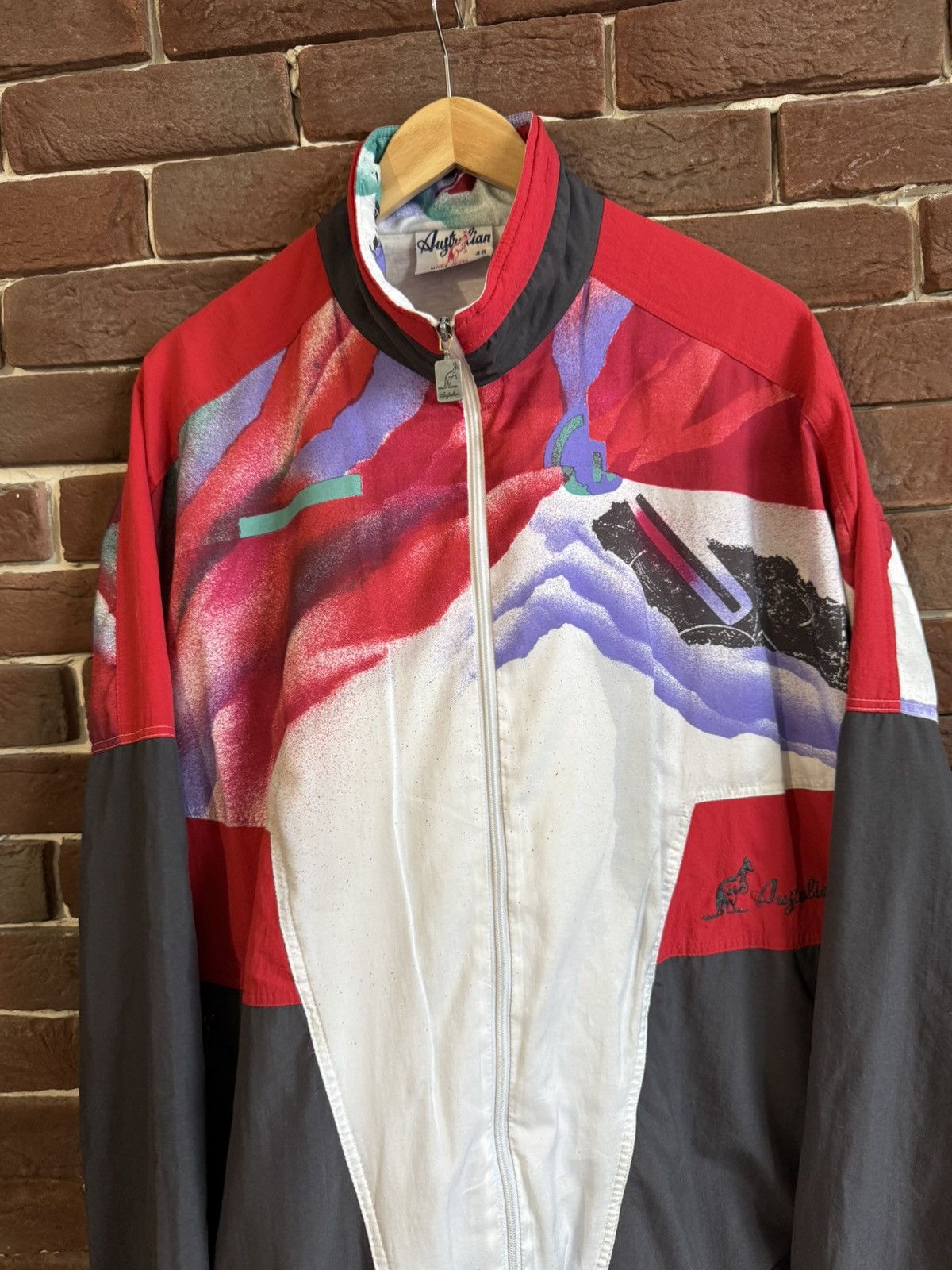 Vintage Vintage Australian 90s Tracksuit Jacket Grail Gabber Wear Size US M / EU 48-50 / 2 - 4 Thumbnail
