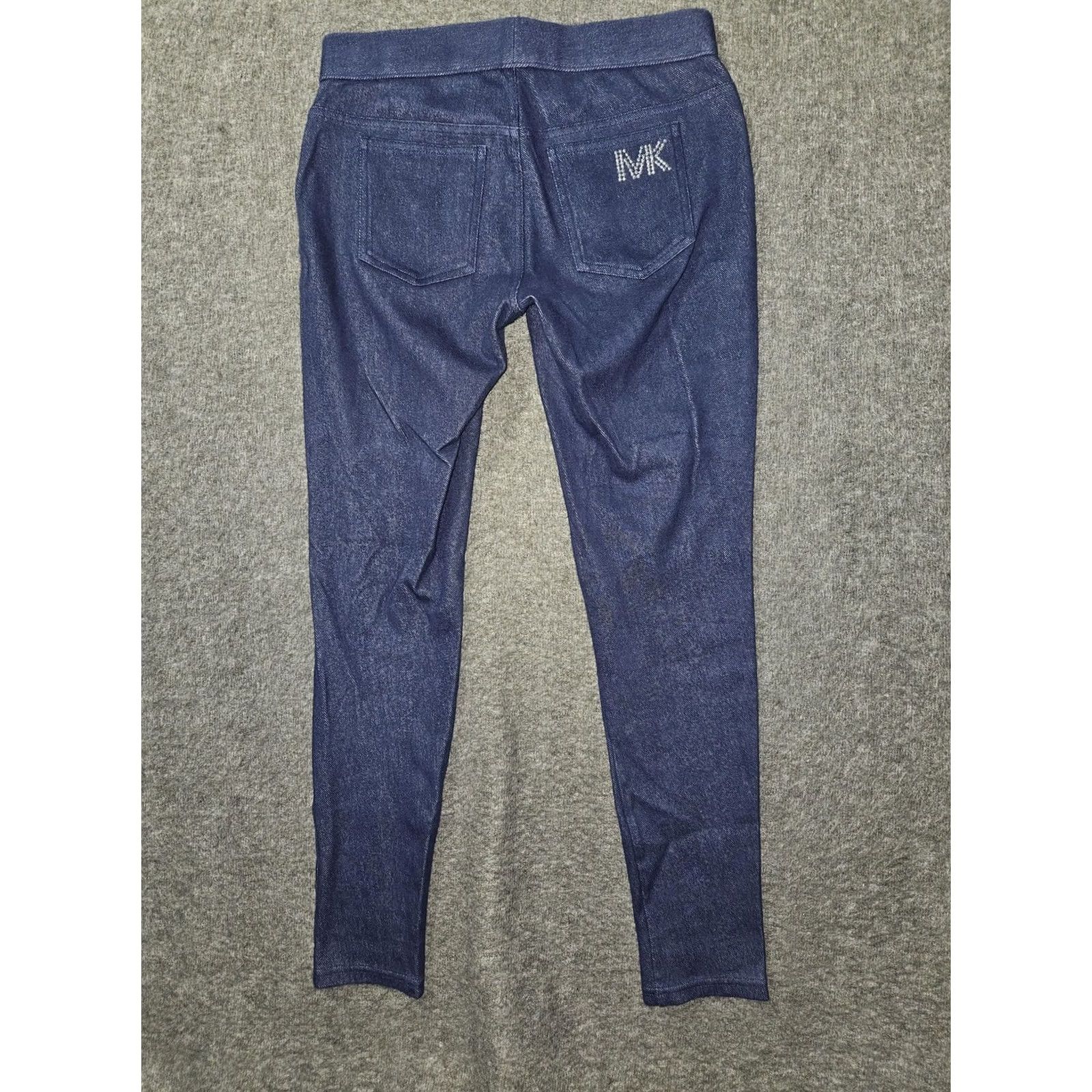 Vintage MICHAEL Michael Kors Jeans Womens P Blue Pull On Jegging Rhinestone MK Petite Size 28" / US 6 / IT 42 - 6 Thumbnail