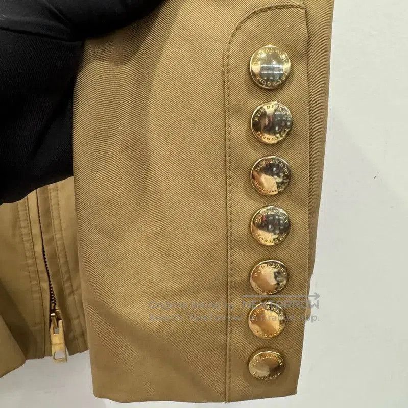 Burberry Burberry Brown Cotton Women's Jacket. Size S / US 4 / IT 40 - 6 Thumbnail